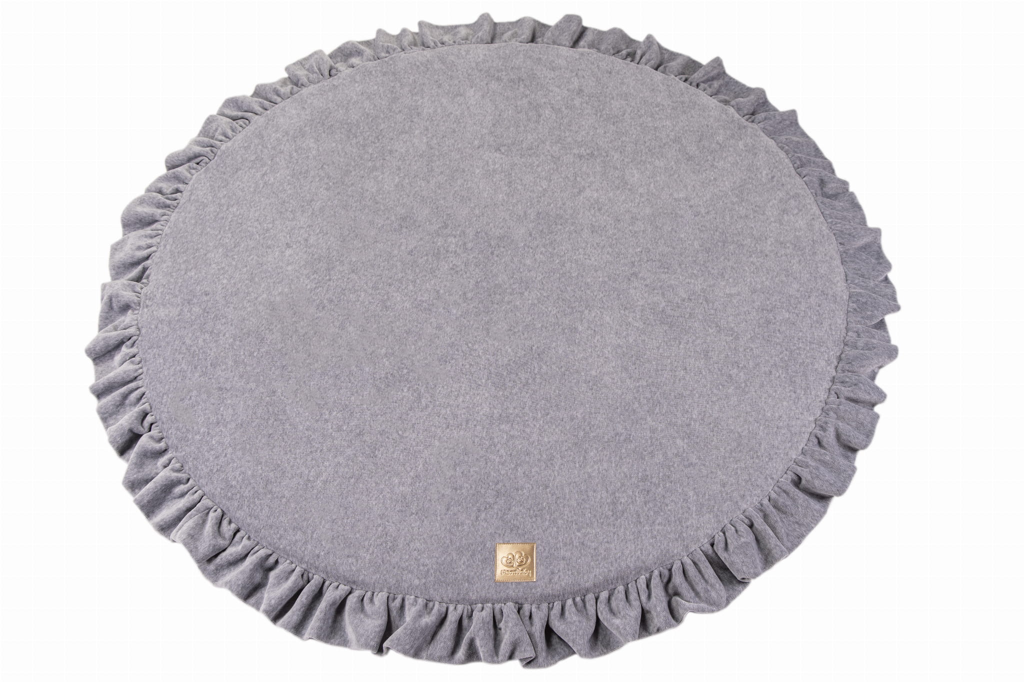 Tapis de jeu rond en velours