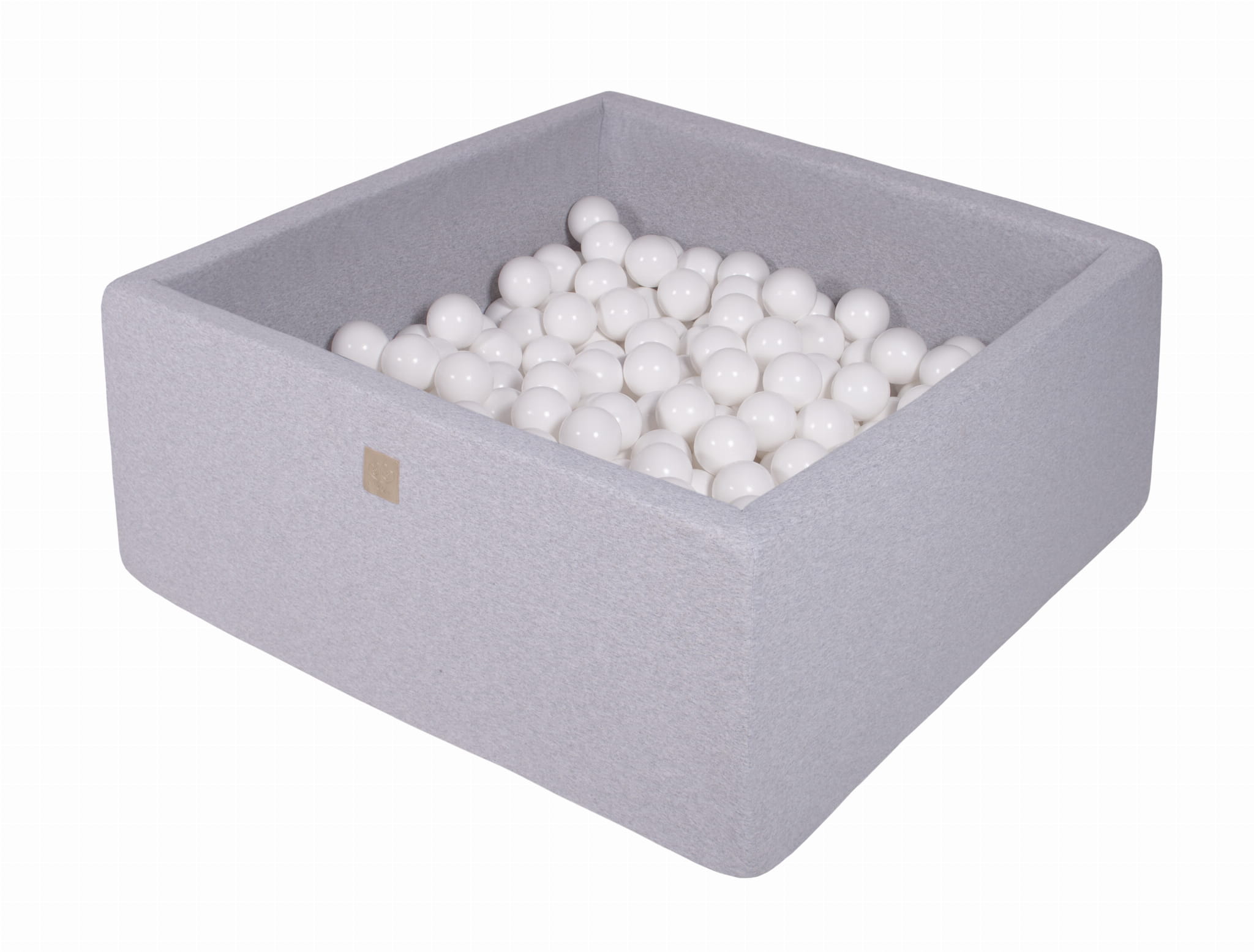 Cotton Ball Pit Light Grey Square