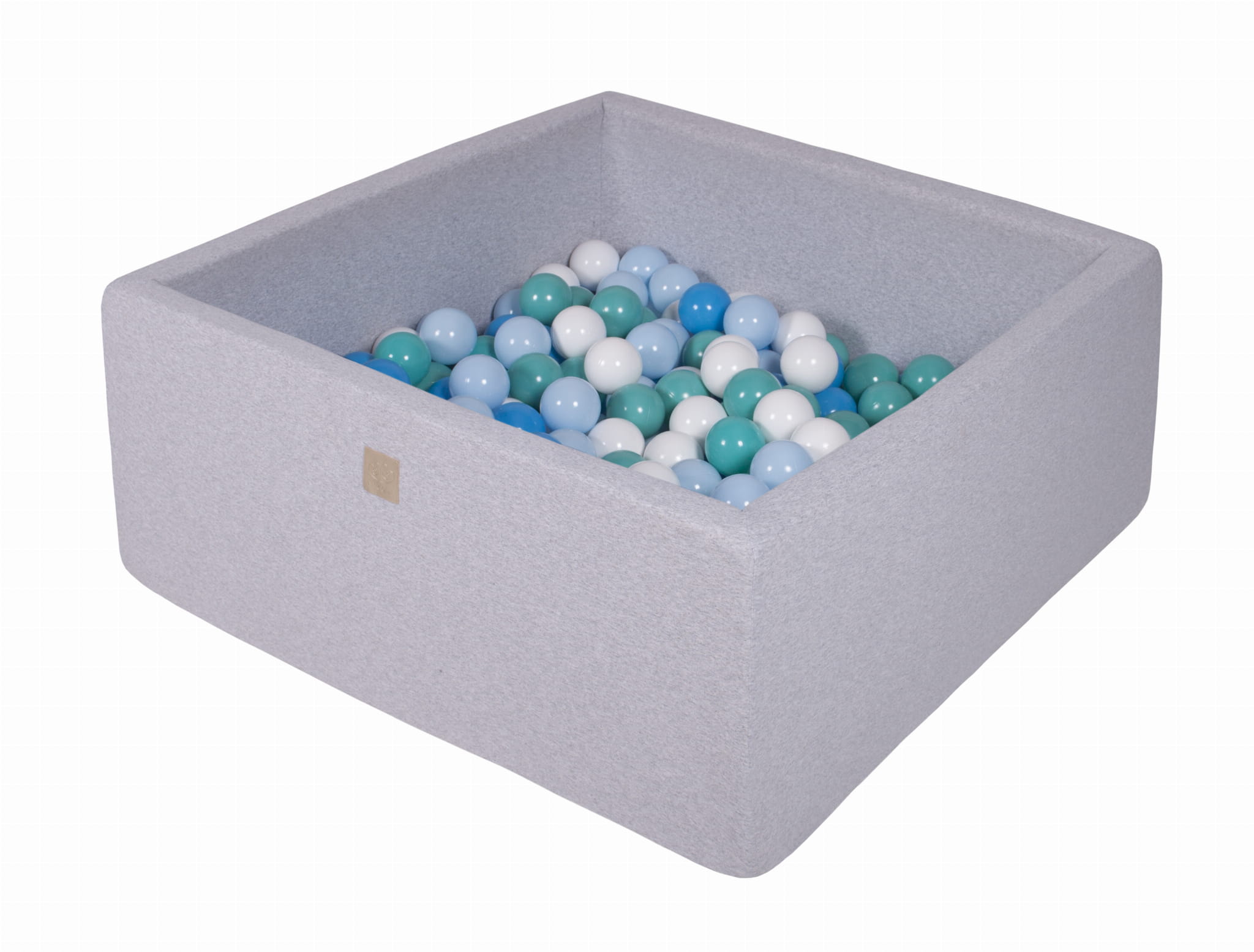 Cotton Ball Pit Light Grey Square