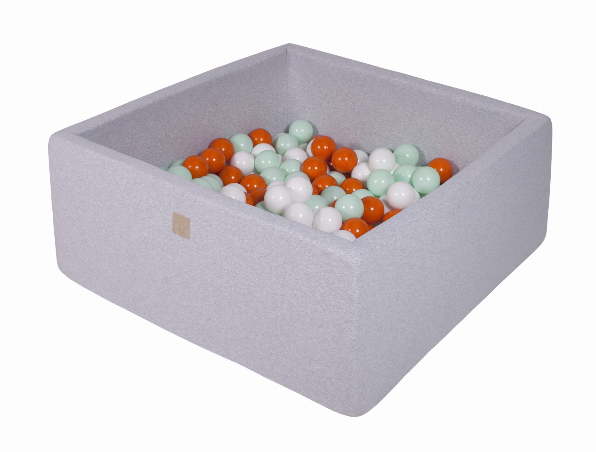 Cotton Ball Pit Light Grey Square