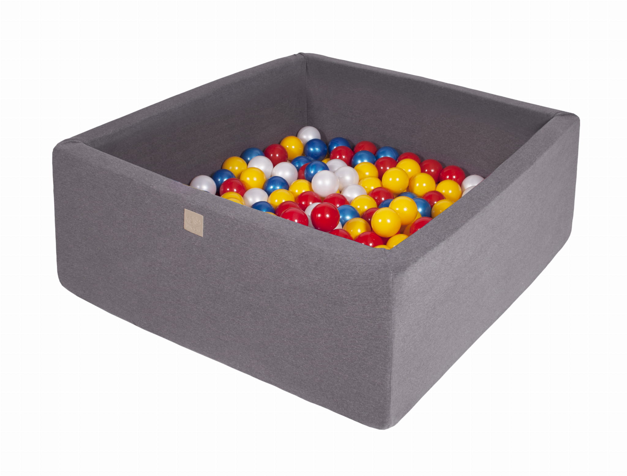 Cotton Ball Pit Dark Grey Square