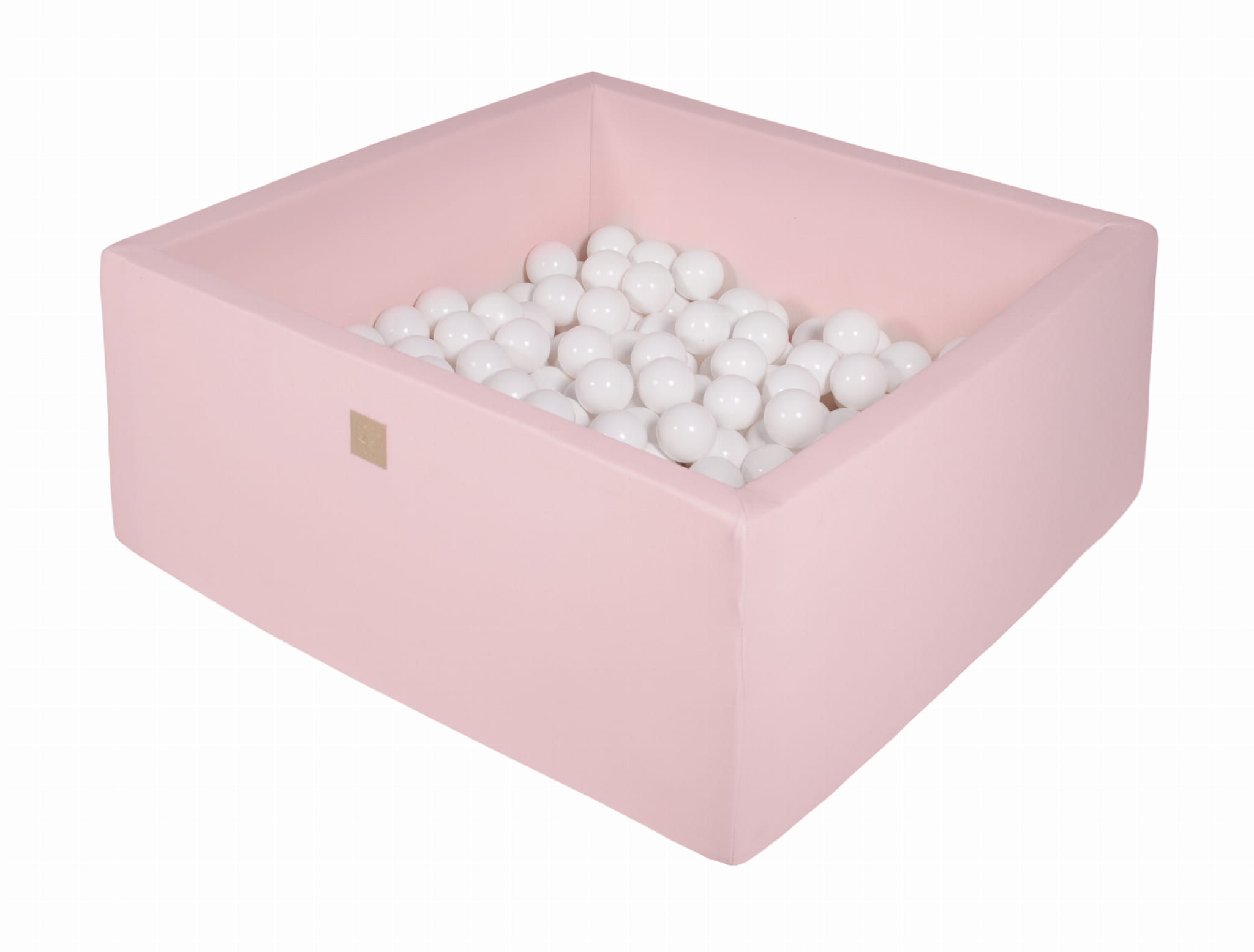 Cotton Piscina di Palline Rosa Chiaro Quadrato