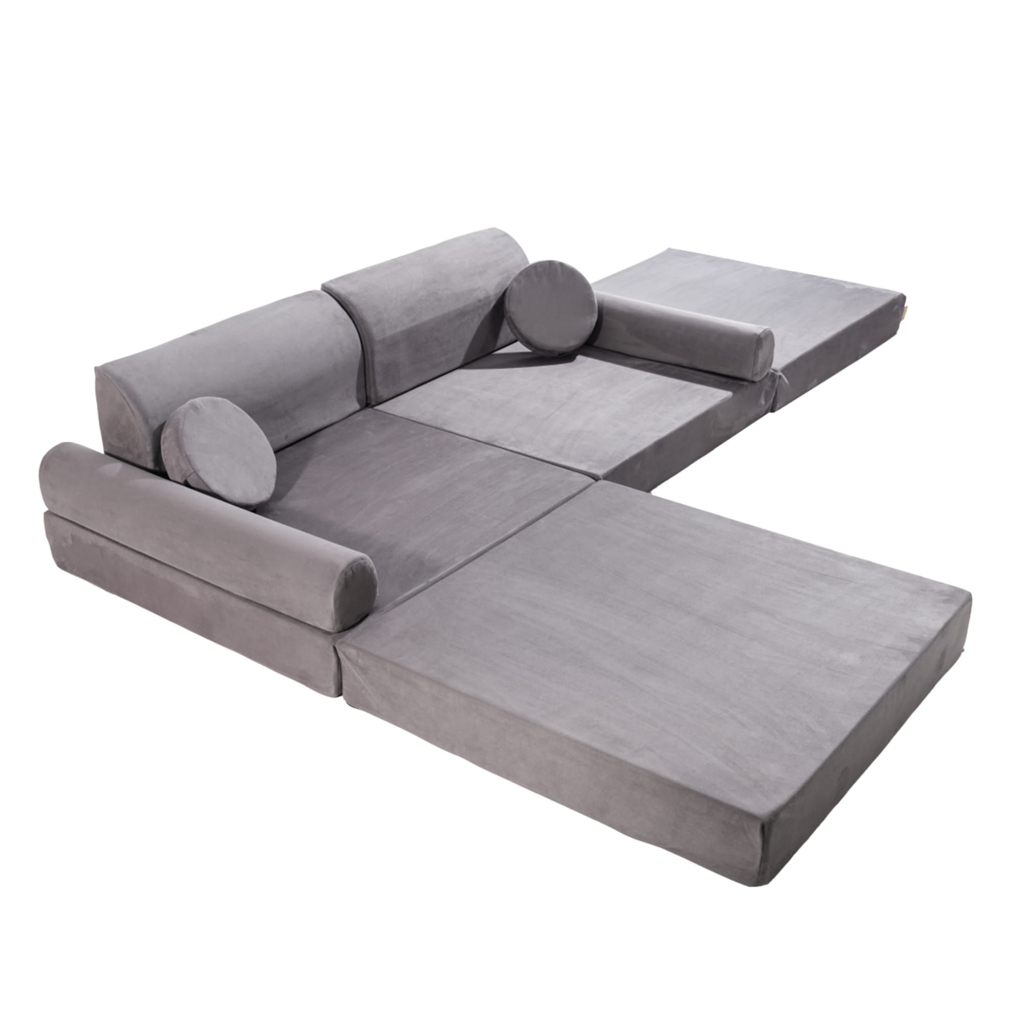Modular Play Sofa – 8 Elements | Velvet