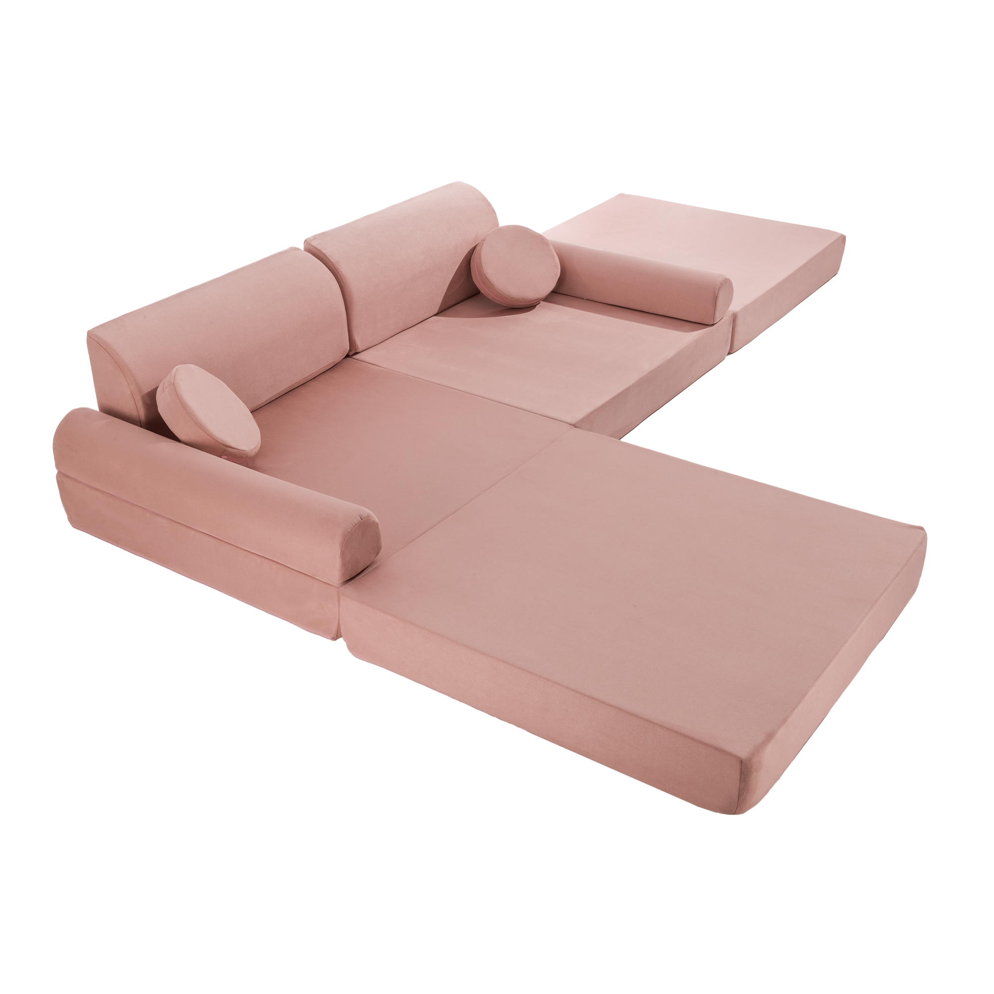 Modular Play Sofa – 8 Elements | Velvet