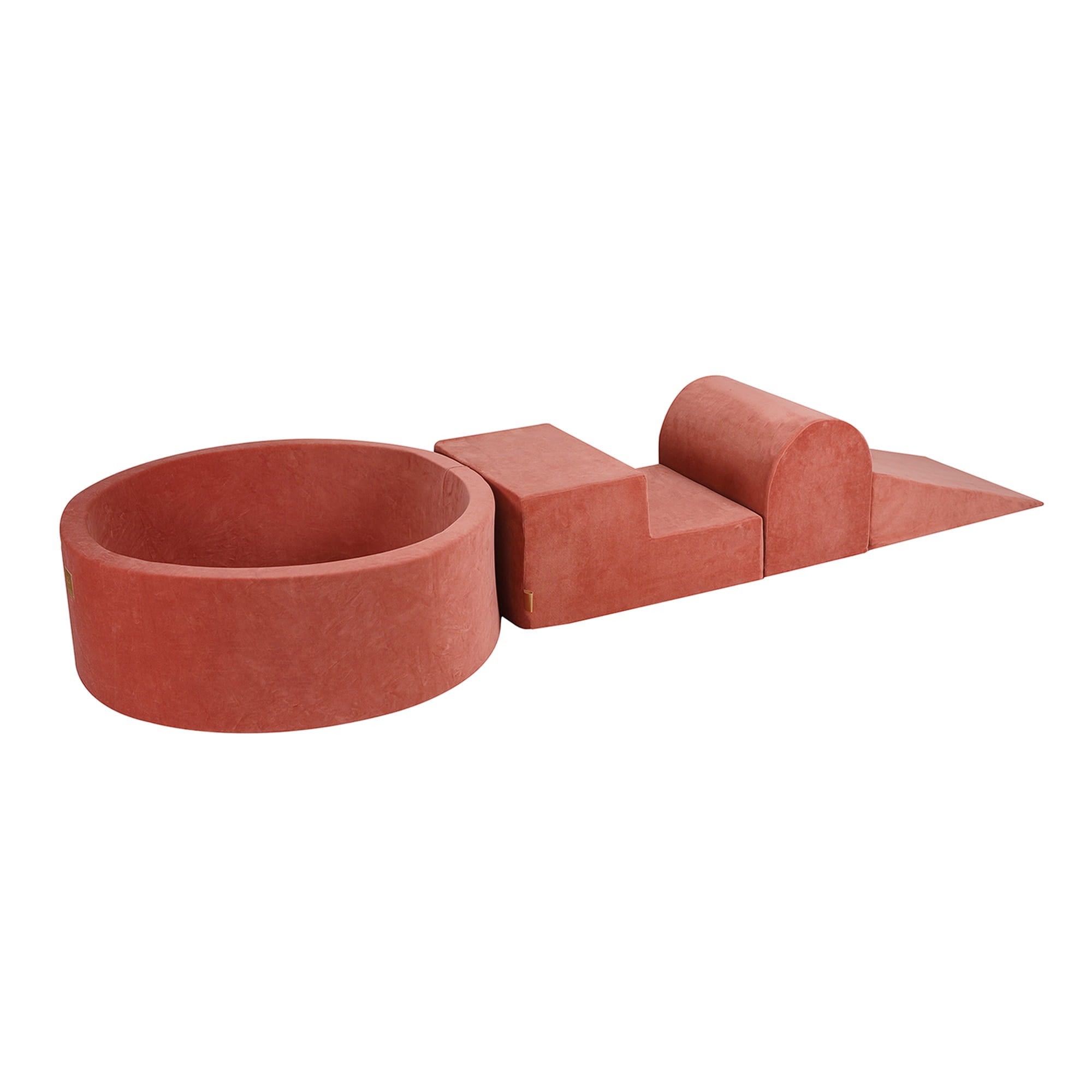 Velvet Foam Playground 4 Elements Marsala Red