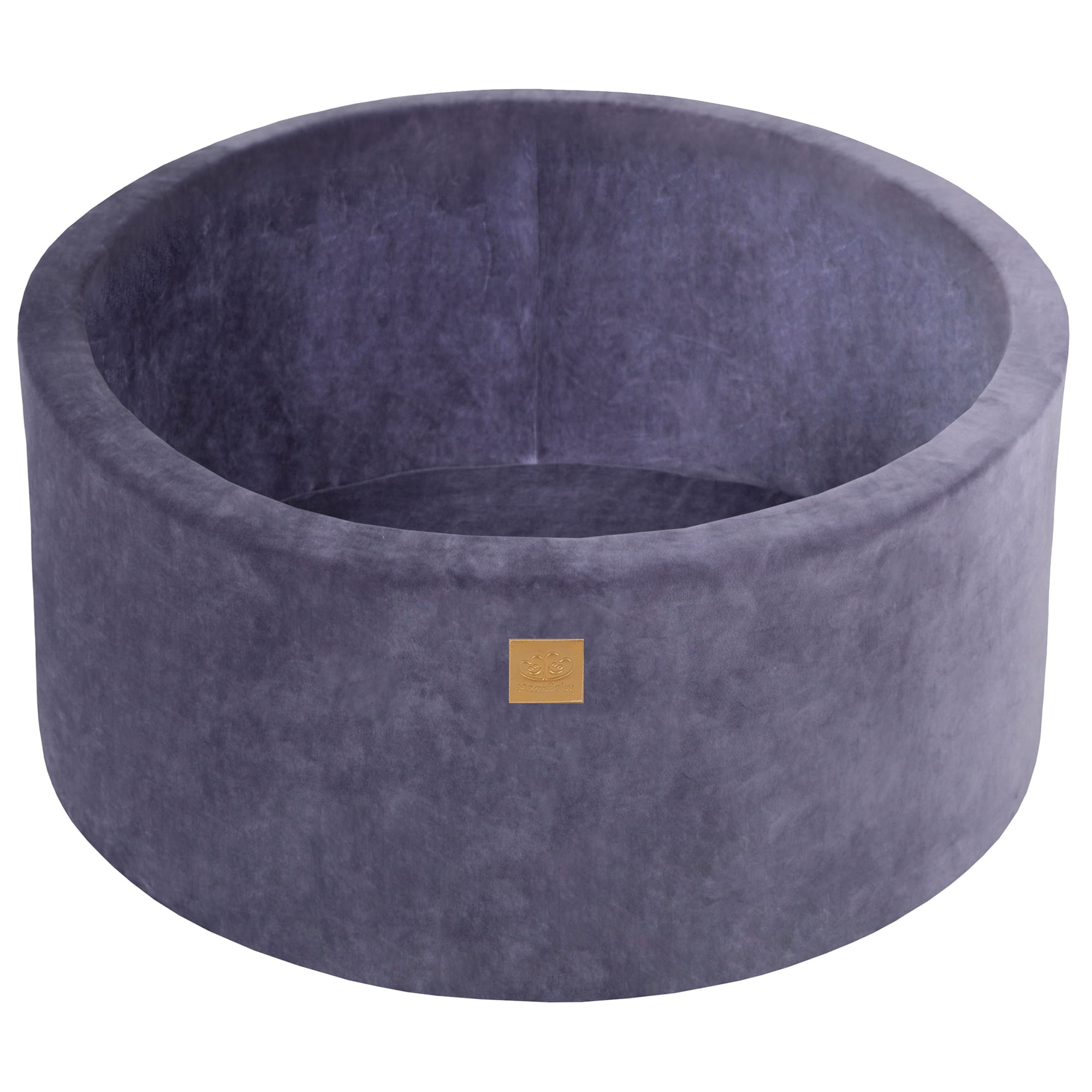 Piscina di Palline in Velvet Grigio-Blu