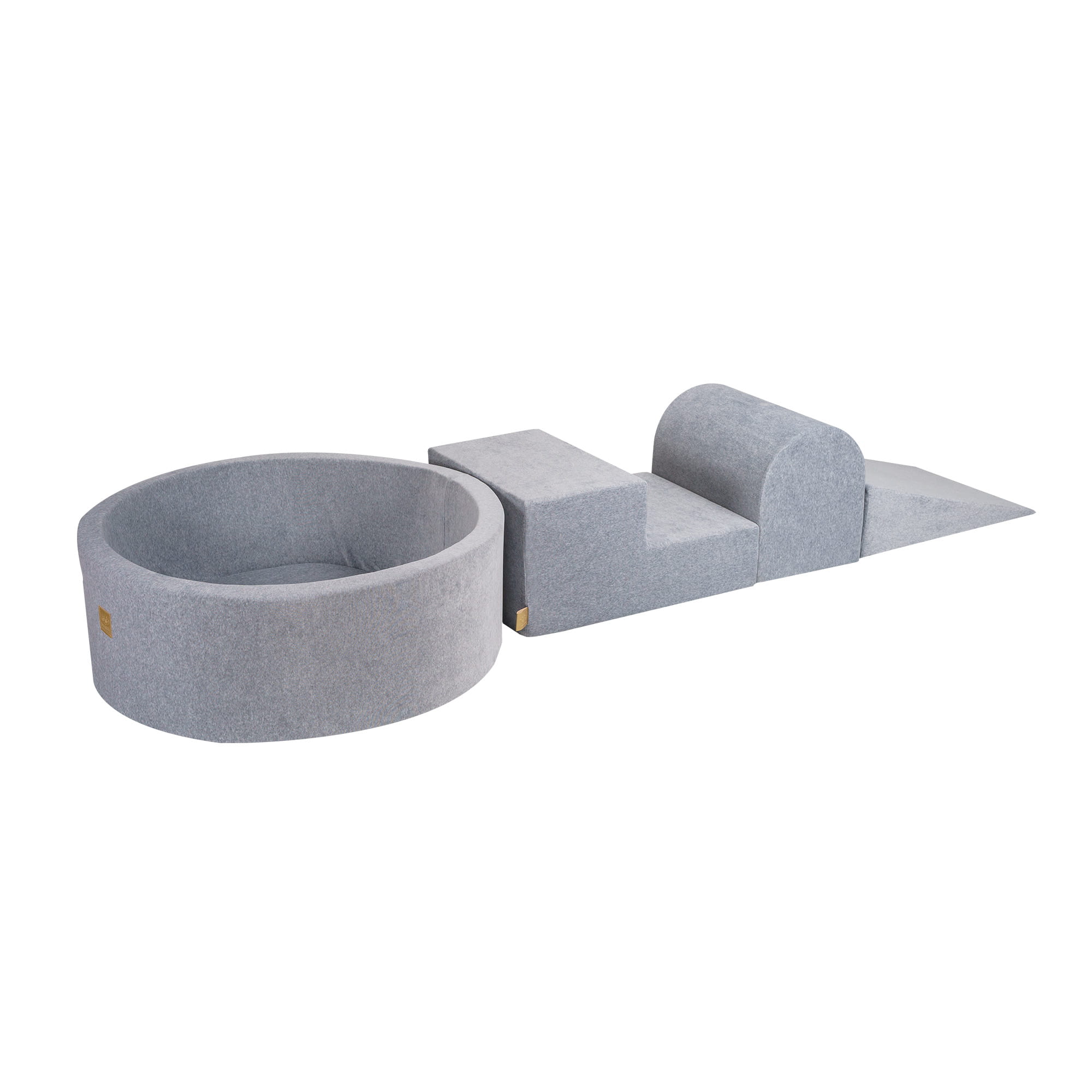 Velvet Foam Playground 4 Elements Light Grey