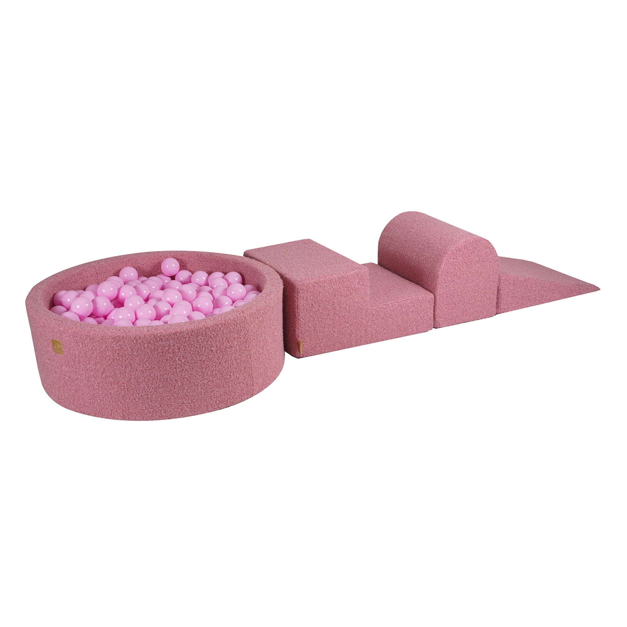 Boucle Parque infantil de espuma de 4 elementos en color rosa