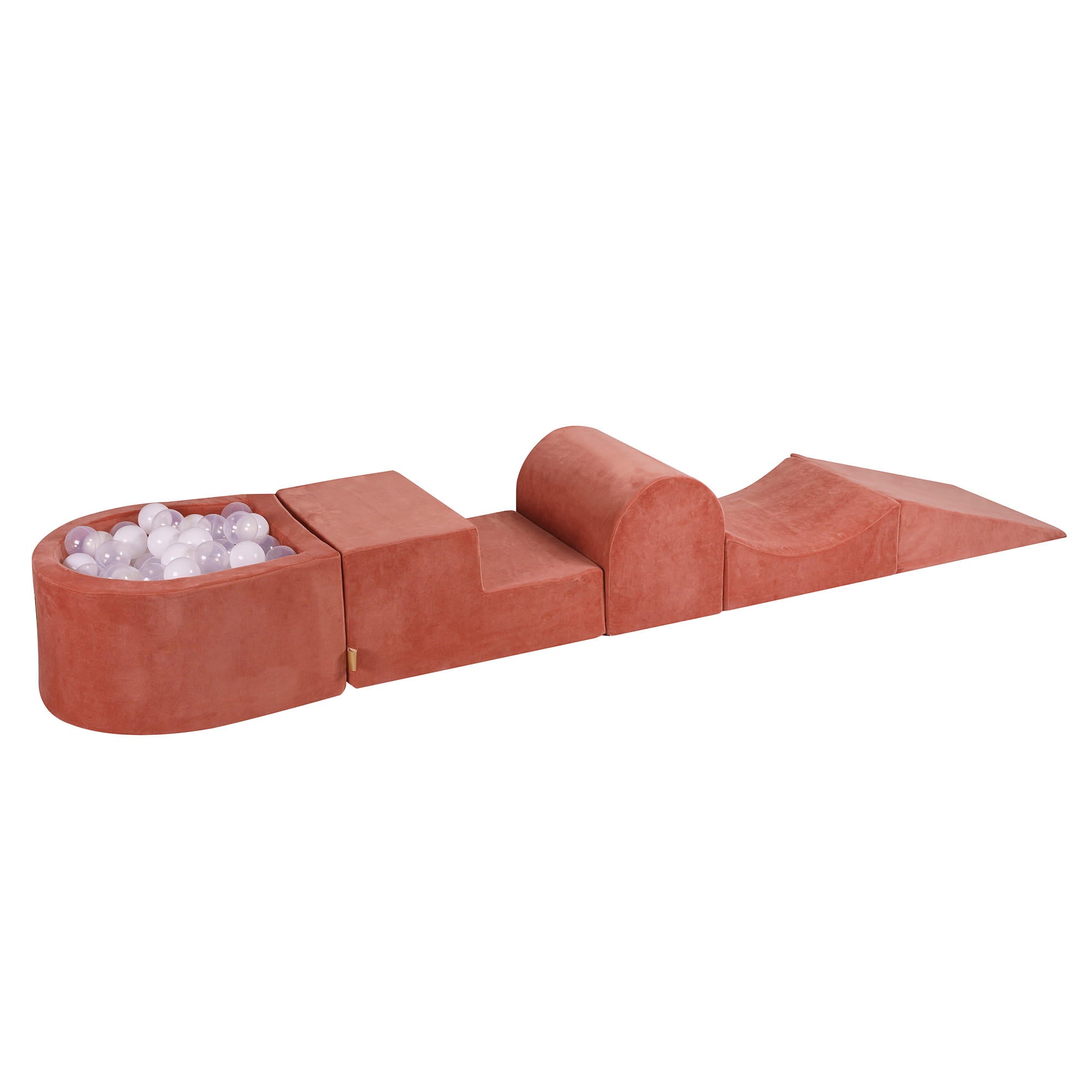 Velvet Foam Playground 5 Elements Marsala Red