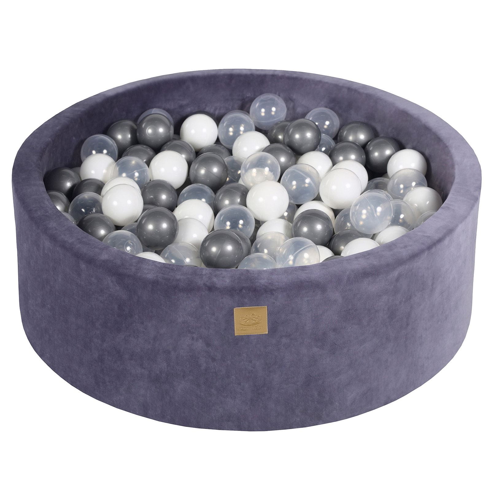 Velvet Ball Pit Gray-blue Meowbaby