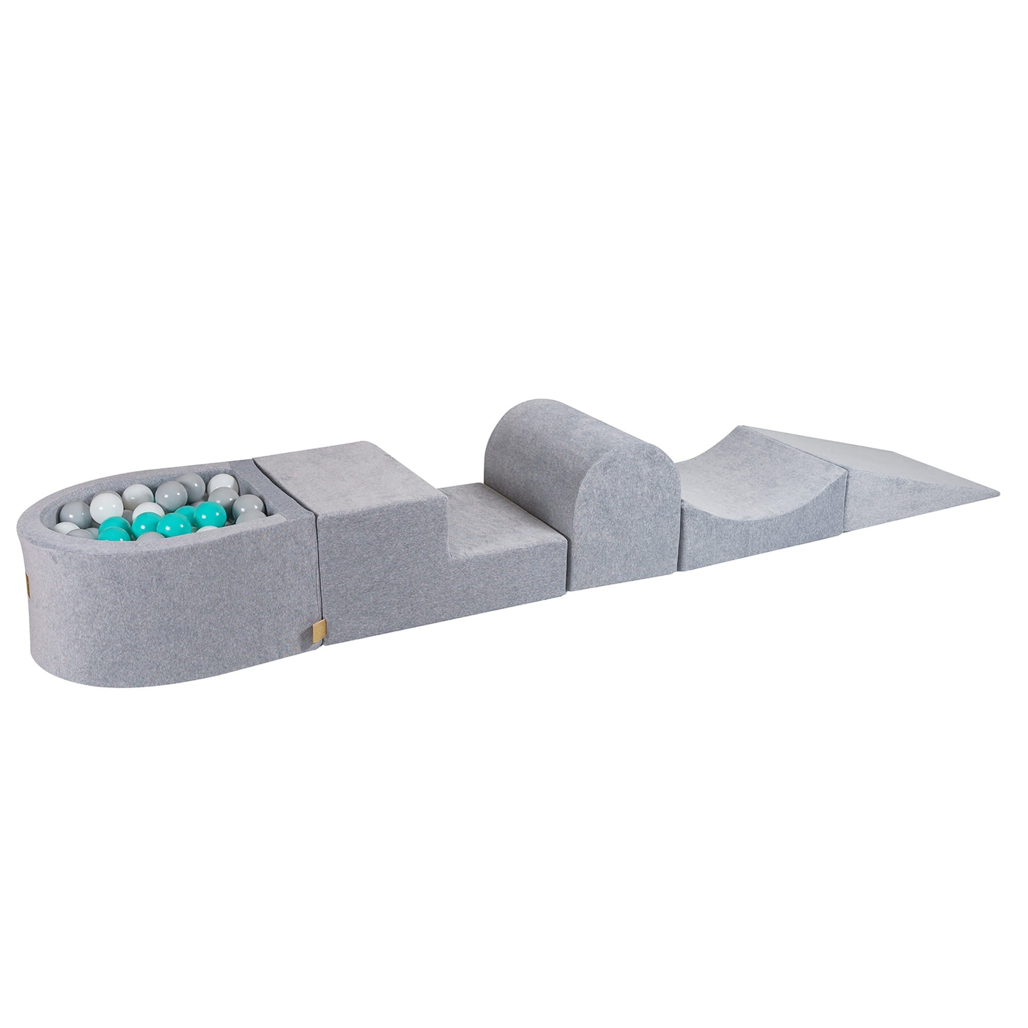 Velvet Foam Playground 5 Elements Light Grey