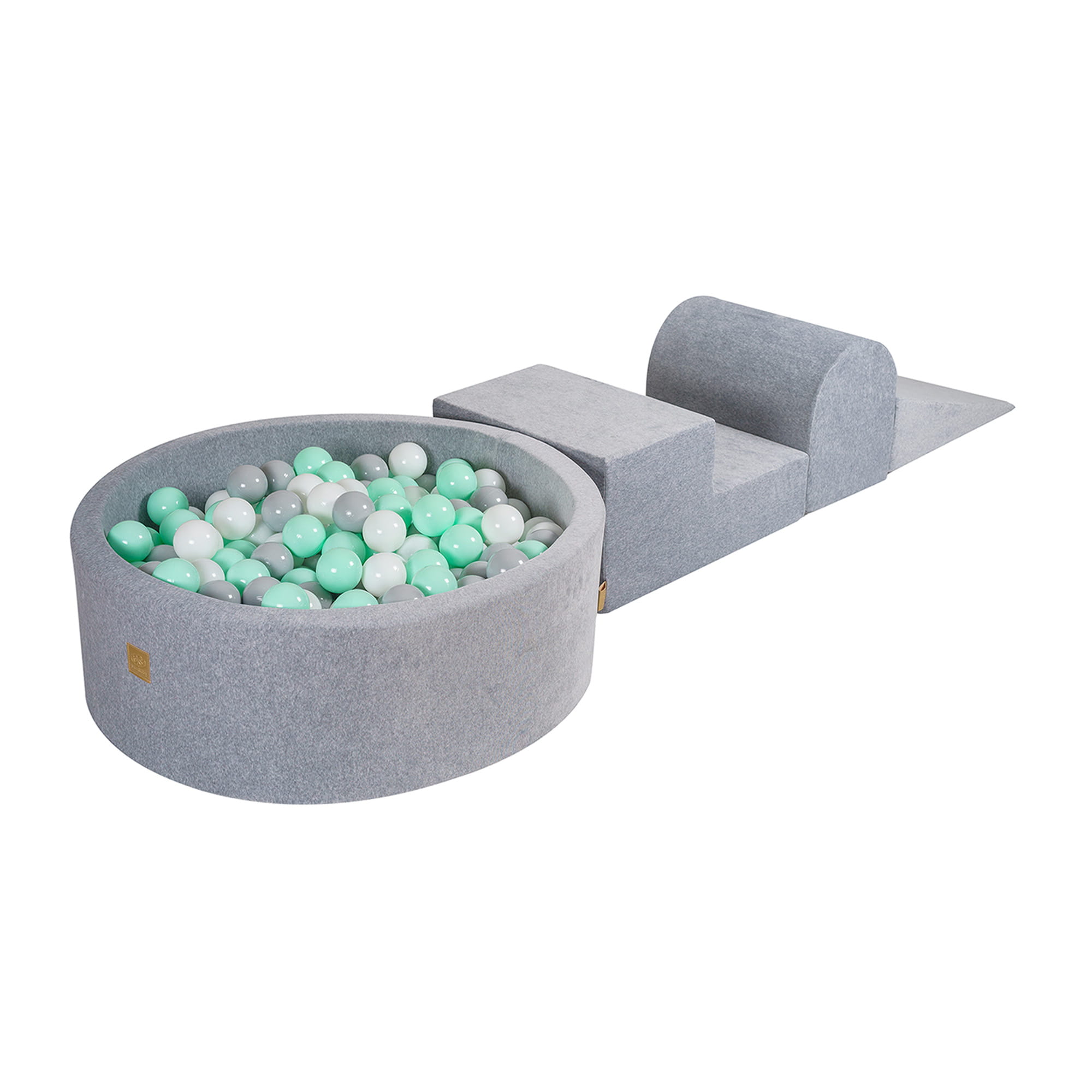 Velvet Foam Playground 4 Elements Light Grey