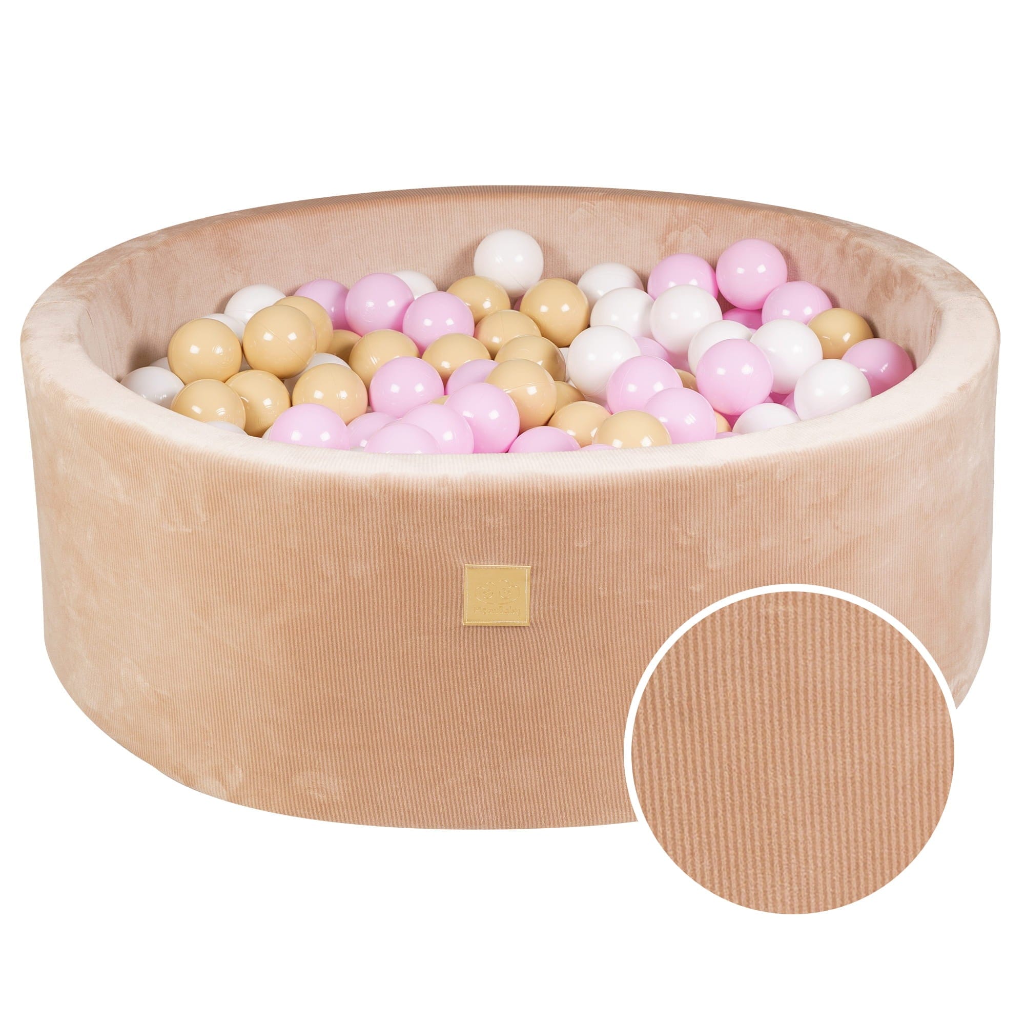 Meowbaby Basen z Kulkami dla Dziecka - Piaskowy | Slimcord