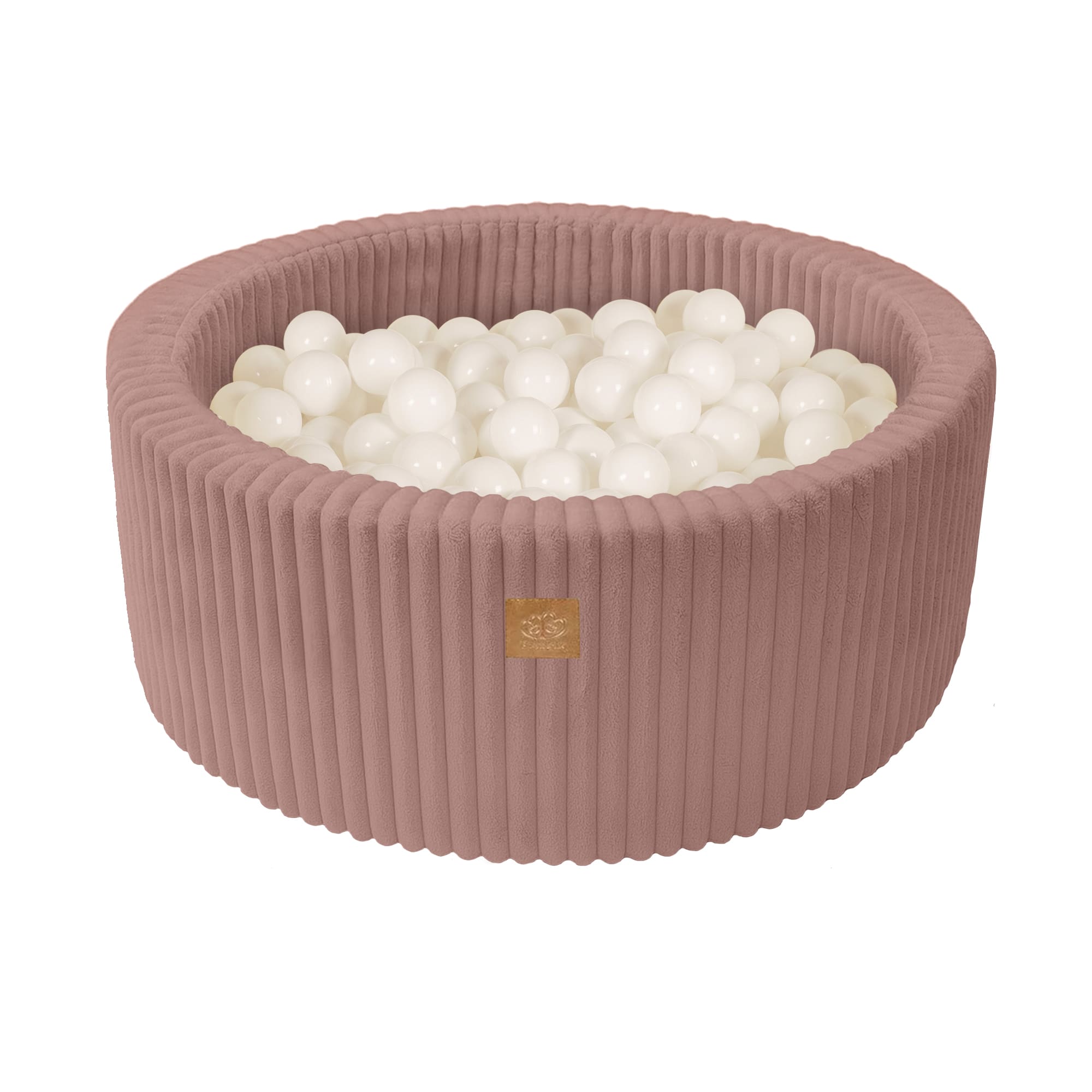 Meowbaby Basen z Kulkami dla Dziecka - Piłki do Wyboru | Ruby Chocolate Pink | Churros