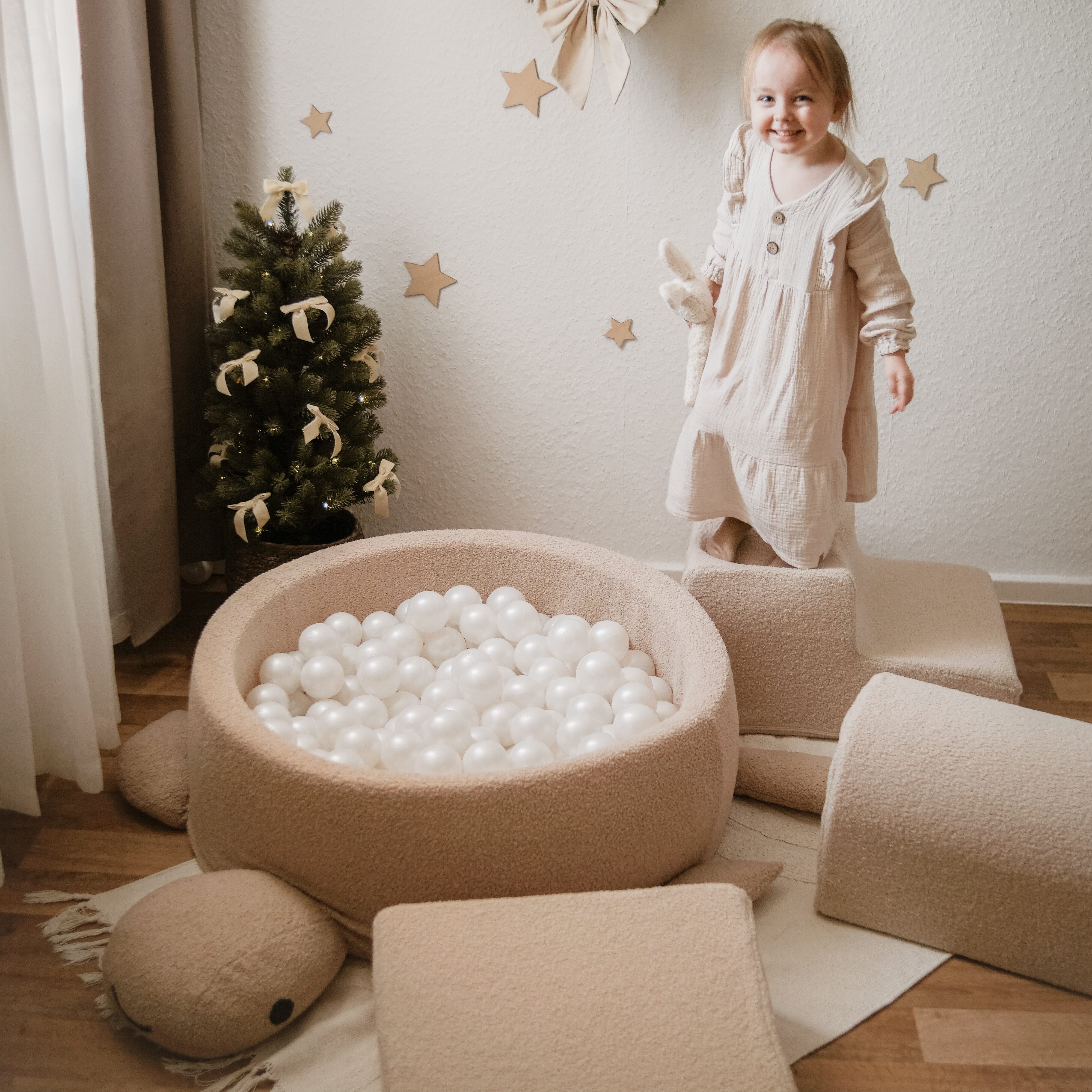 Meowbaby Basen z Kulkami dla Dziecka - Żółw | Small Teddy
