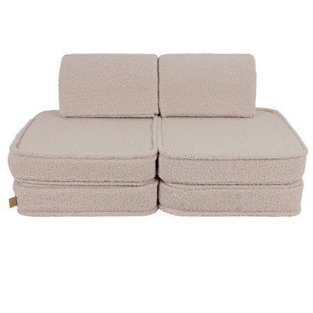 Divanetto Meowbaby In Slimcord Grigio Chiaro - Comodo E Sicuro Per Bambini - Foto 11