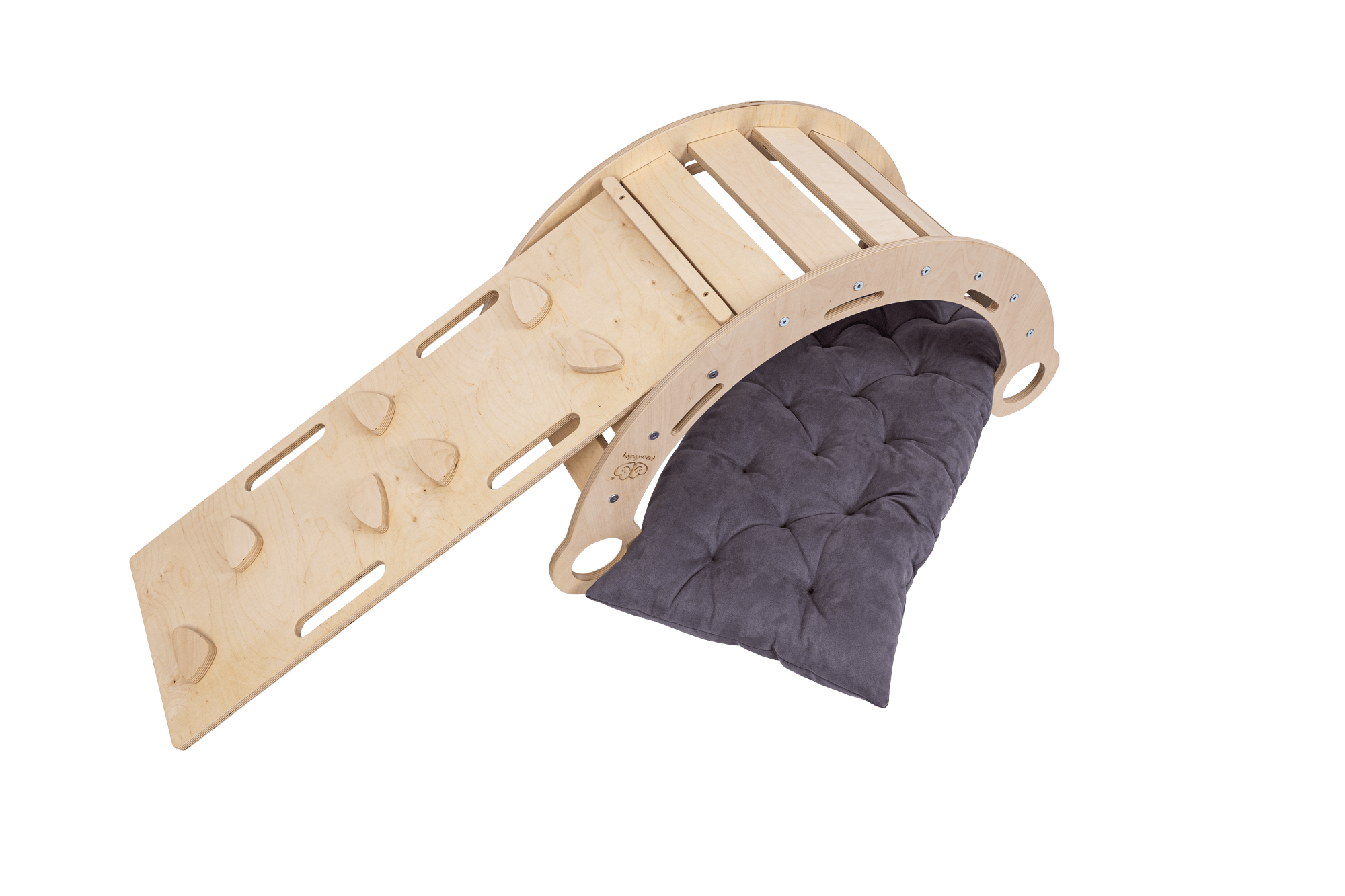 Meowbaby Bujak dla Dziecka Montessori - Dream Rocker | Naturalny