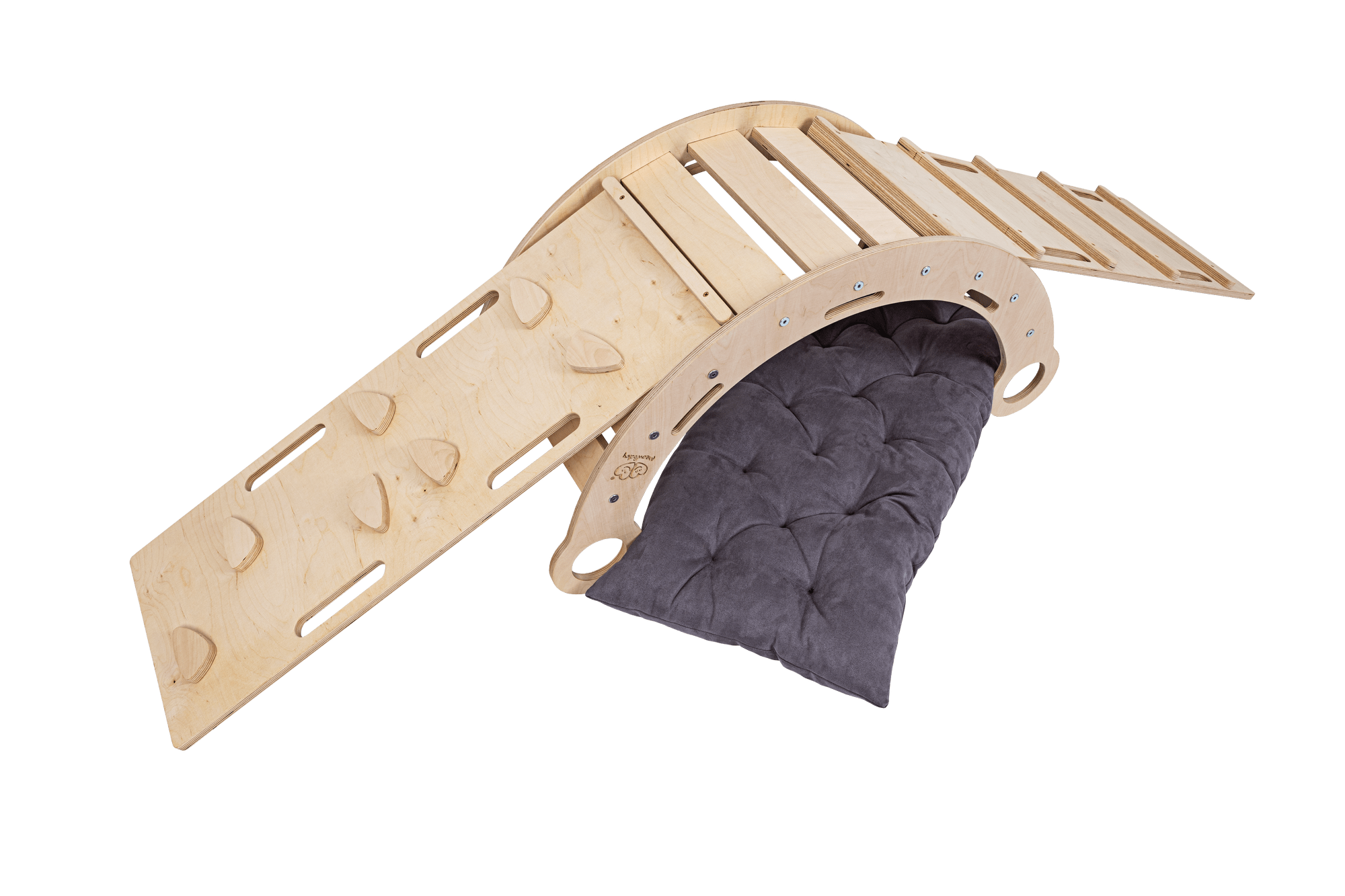 Meowbaby Bujak dla Dziecka Montessori - Dream Rocker | Naturalny