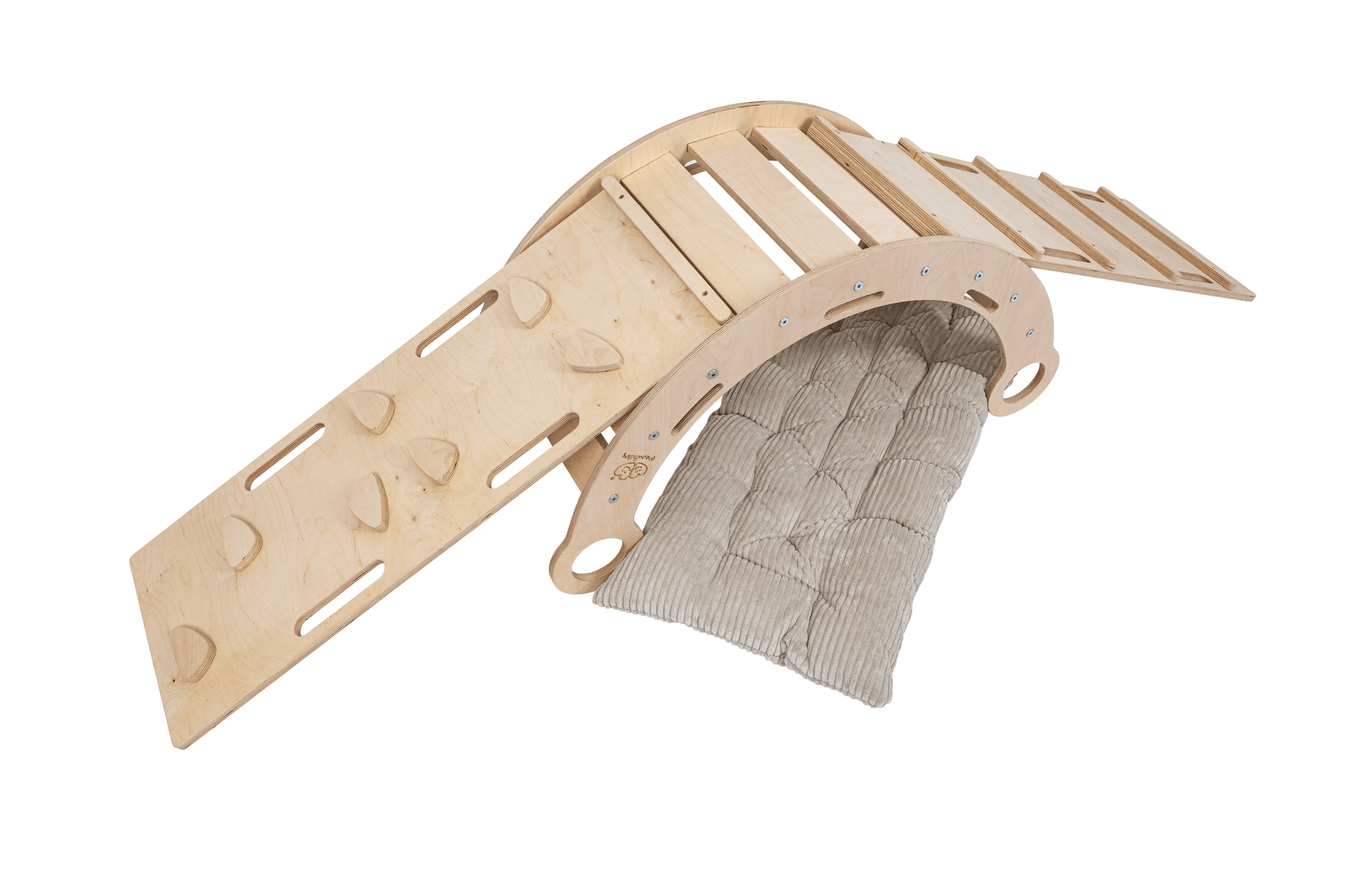 Meowbaby Bujak dla Dziecka Montessori - Dream Rocker | Naturalny