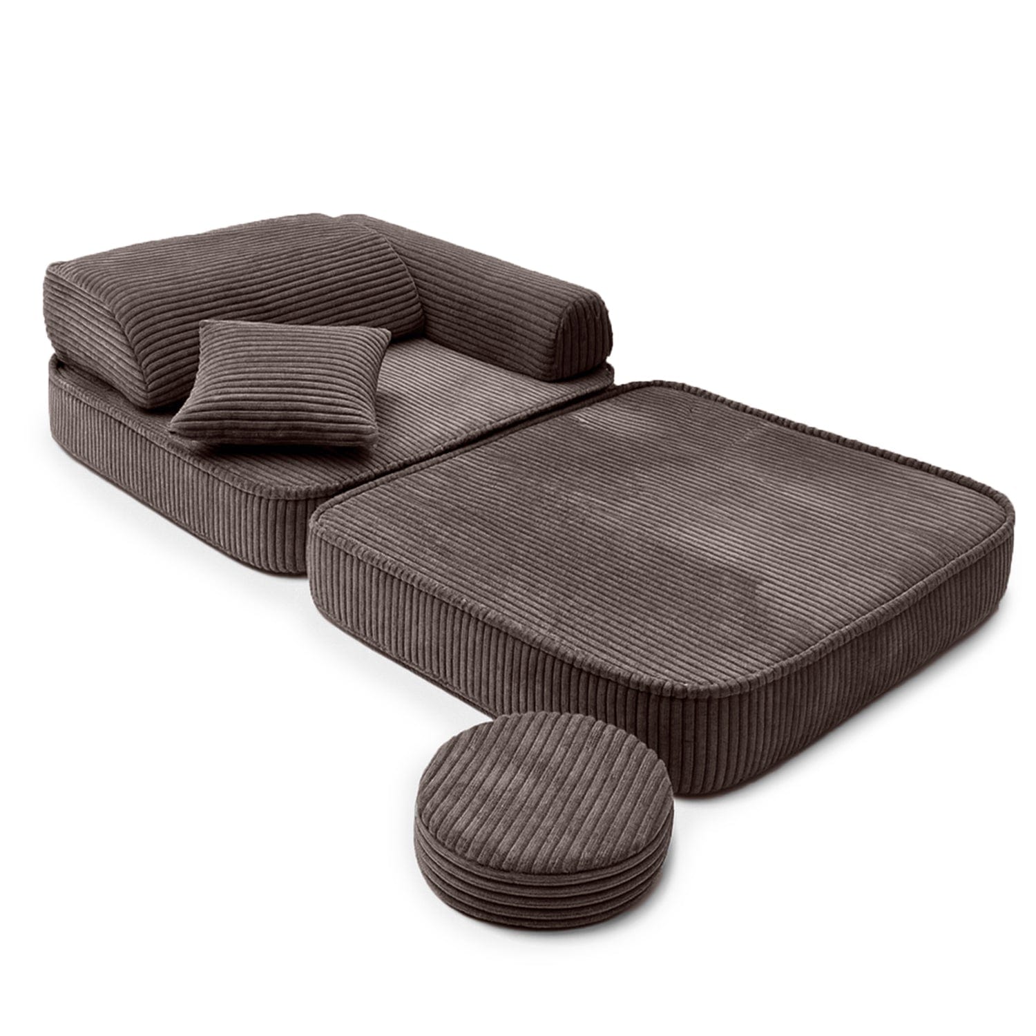 Meowbaby Fotel Modułowy dla Dziecka – 5 Elementów | Aesthetic | 60cm
