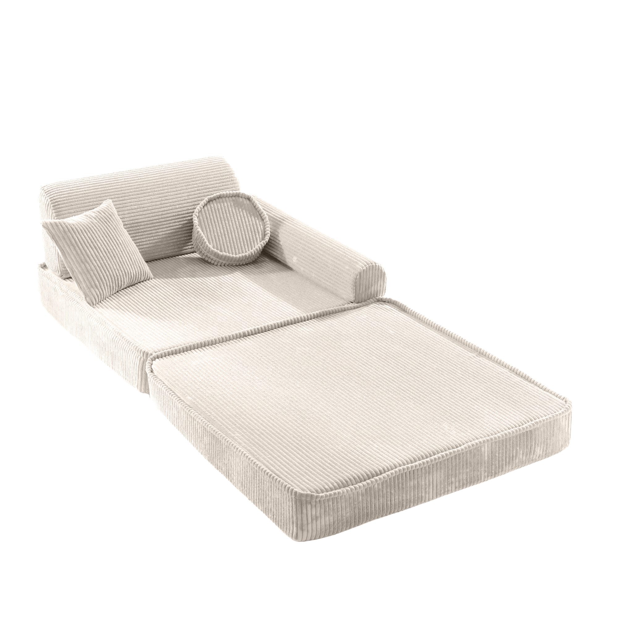 Meowbaby Fotel Modułowy dla Dziecka – 5 Elementów | Aesthetic | 60cm