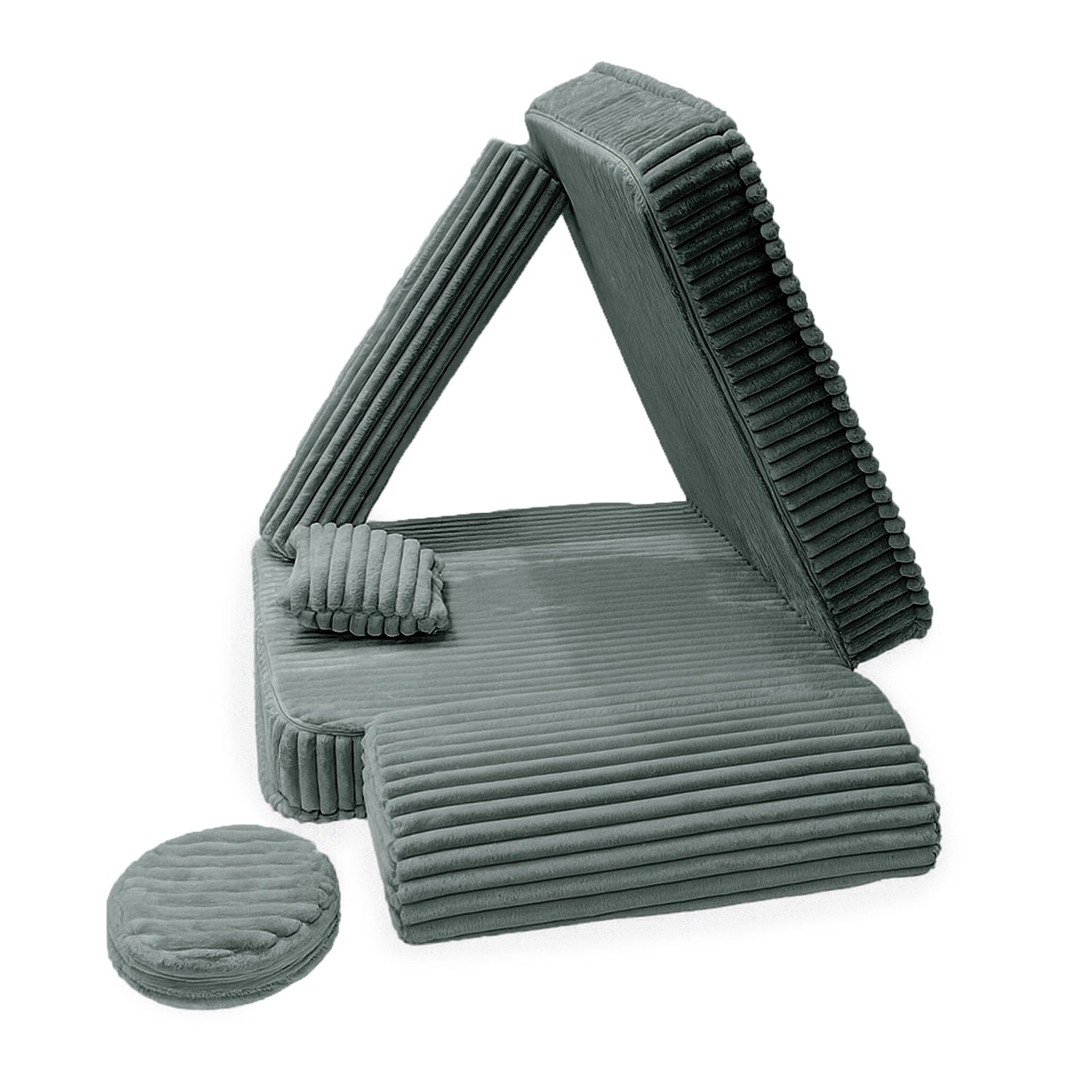 Meowbaby Fotel Modułowy dla Dziecka – 5 Elementów | Churros | 80cm
