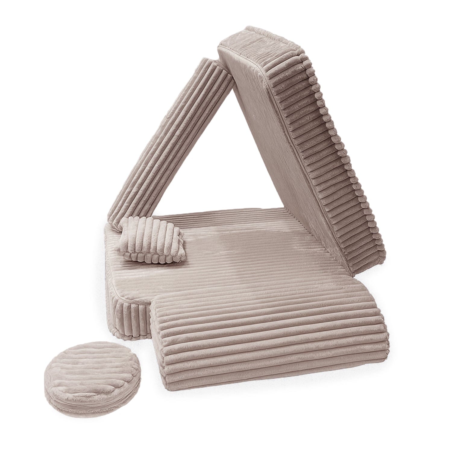 Meowbaby Fotel Modułowy dla Dziecka – 5 Elementów | Churros | 80cm