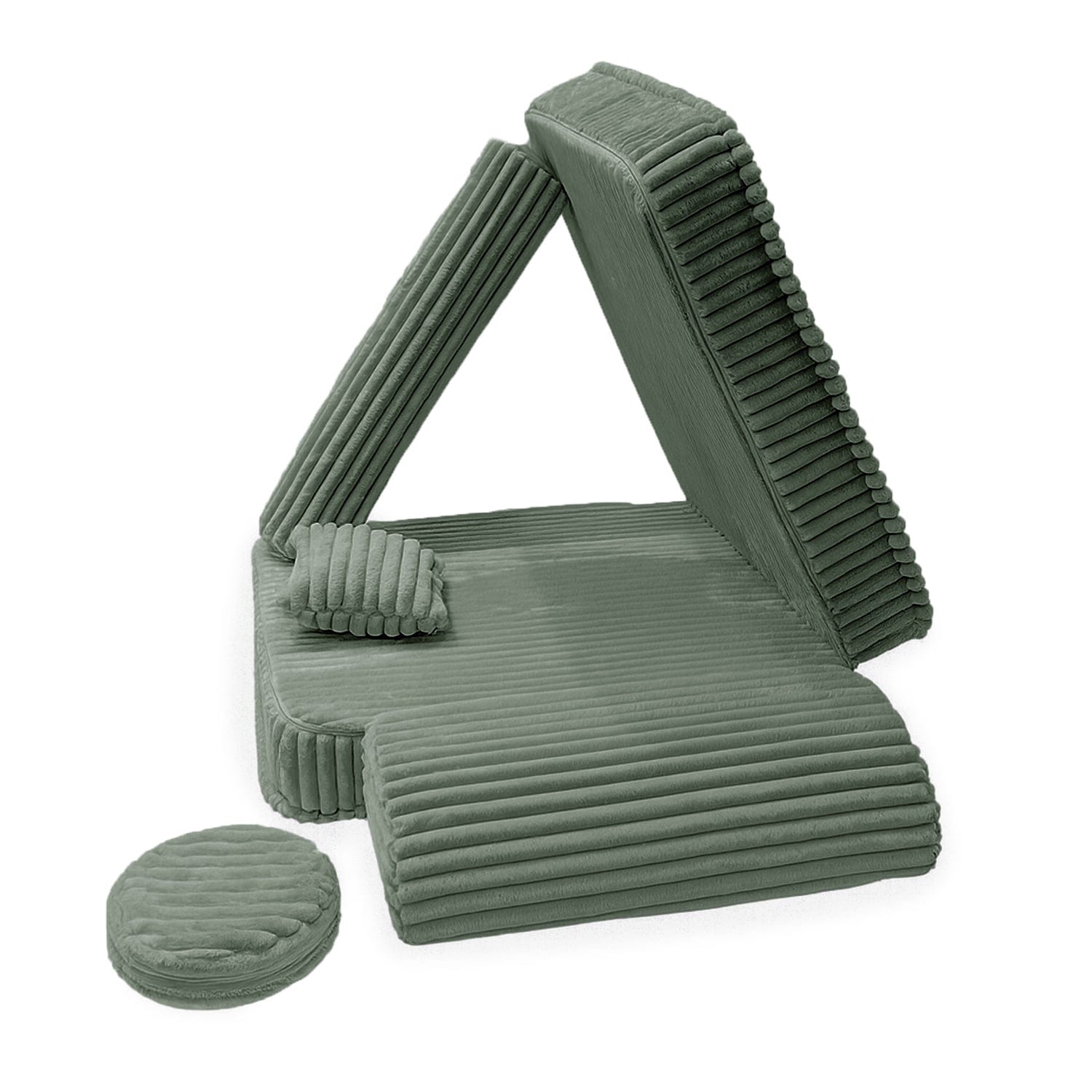 Meowbaby Fotel Modułowy dla Dziecka – 5 Elementów | Churros | 80cm