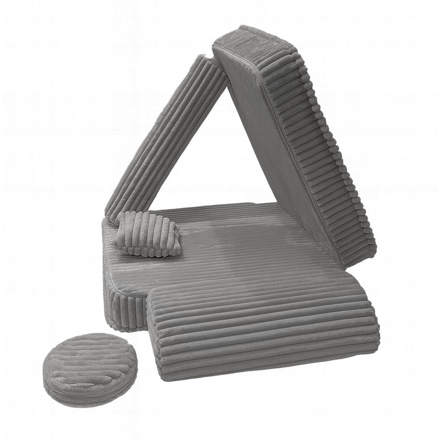 Meowbaby Fotel Modułowy dla Dziecka – 5 Elementów | Churros | 80cm