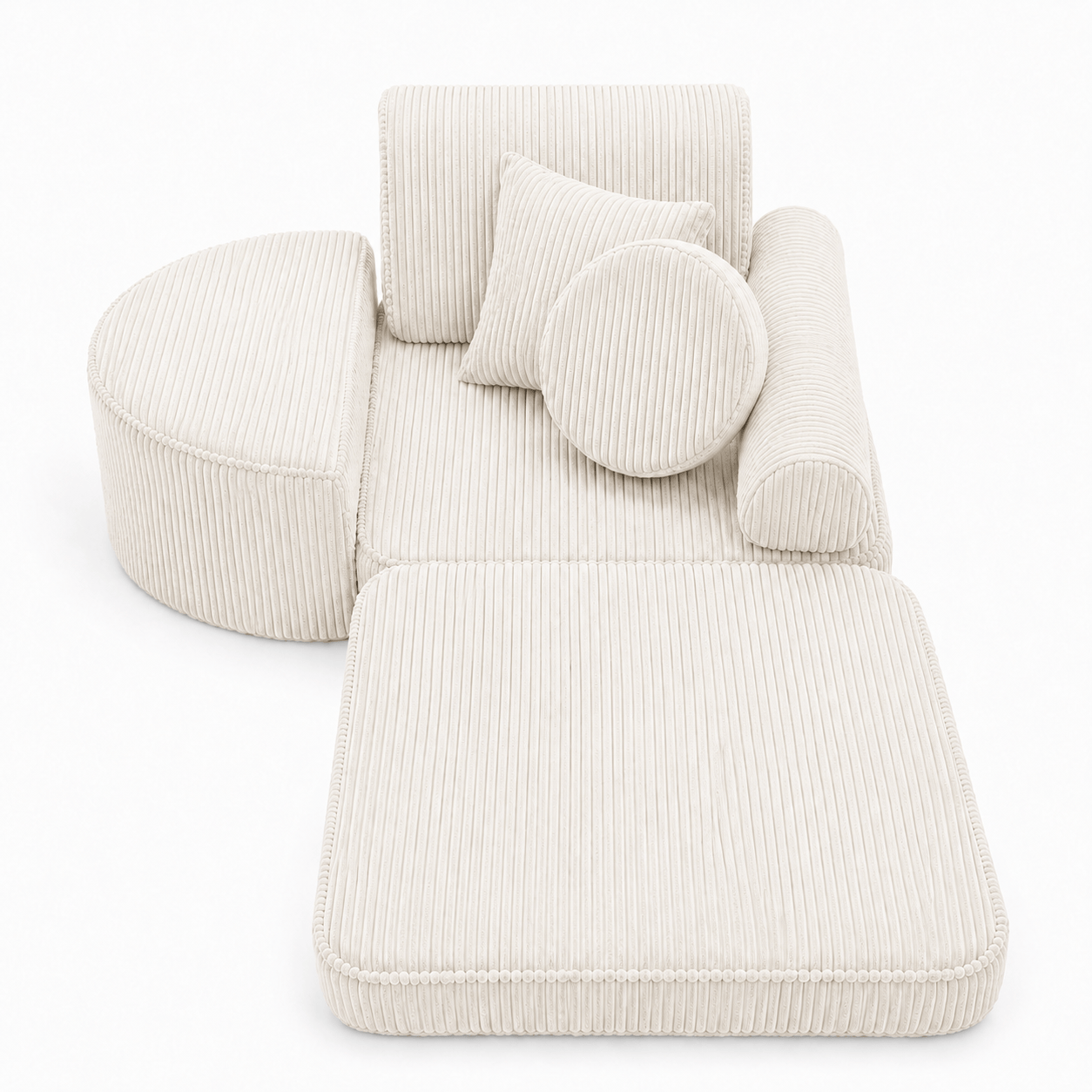 Meowbaby Fotel Modułowy dla Dziecka – 6 Elementów | Aesthetic | 60cm