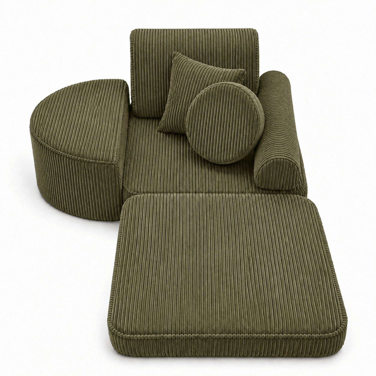 Meowbaby Fotel Modułowy dla Dziecka – 6 Elementów | Aesthetic | 60cm