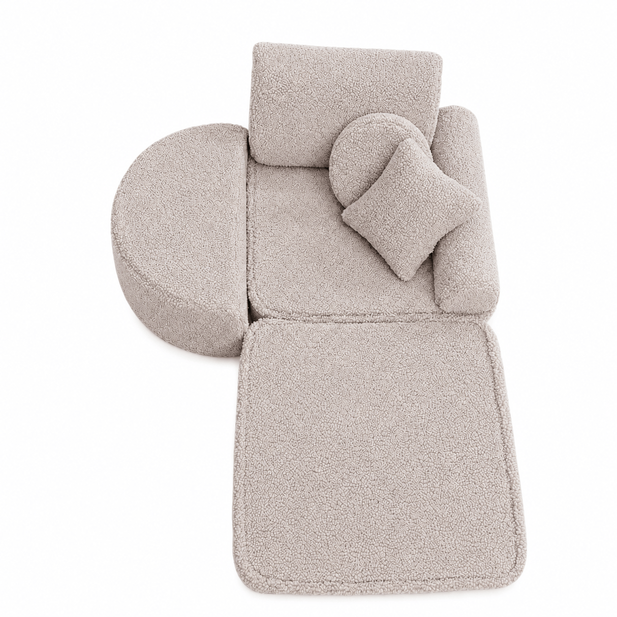 Meowbaby Fotel Modułowy dla Dziecka – 6 Elementów | Bearly | 60cm