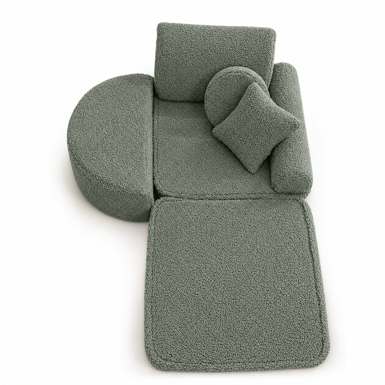 Meowbaby Fotel Modułowy dla Dziecka – 6 Elementów | Bearly | 60cm