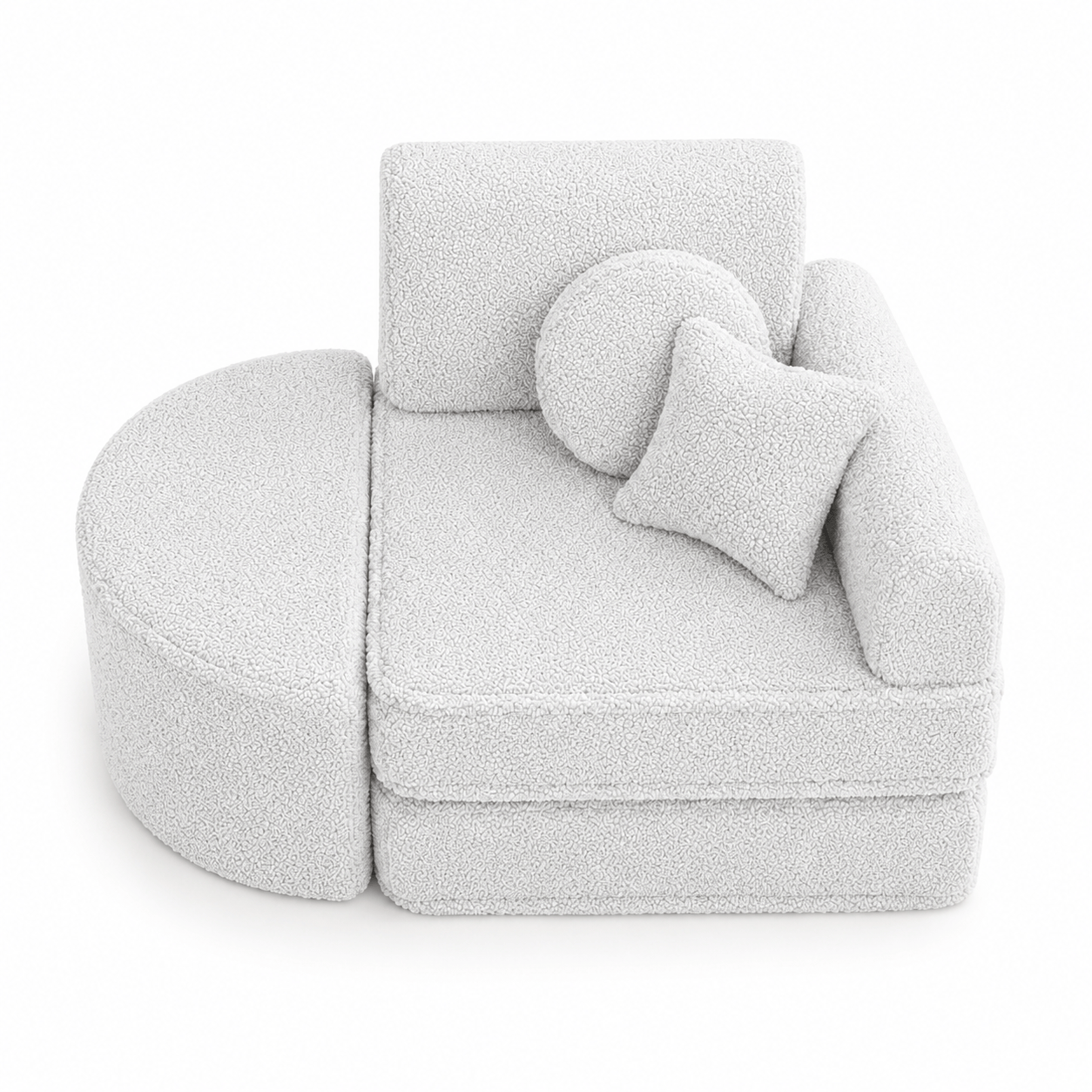 Meowbaby Fotel Modułowy dla Dziecka – 6 Elementów | Bearly | 60cm