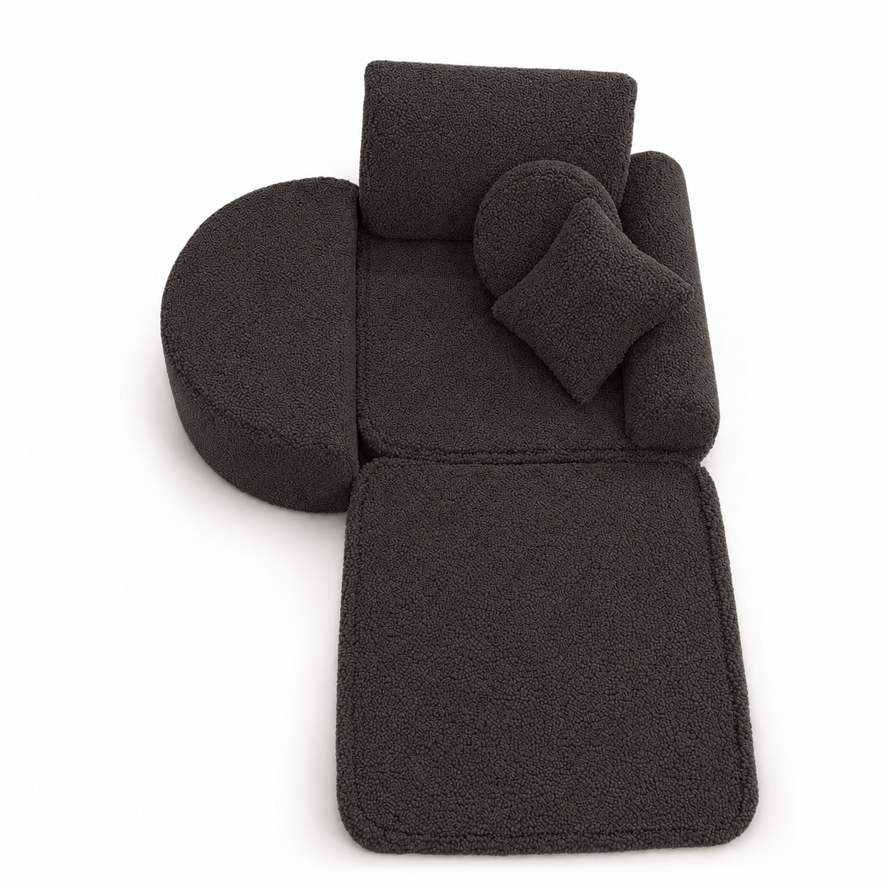 Meowbaby Fotel Modułowy dla Dziecka – 6 Elementów | Bearly | 60cm