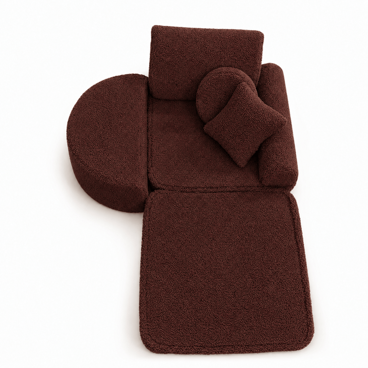 Meowbaby Fotel Modułowy dla Dziecka – 6 Elementów | Bearly | 60cm