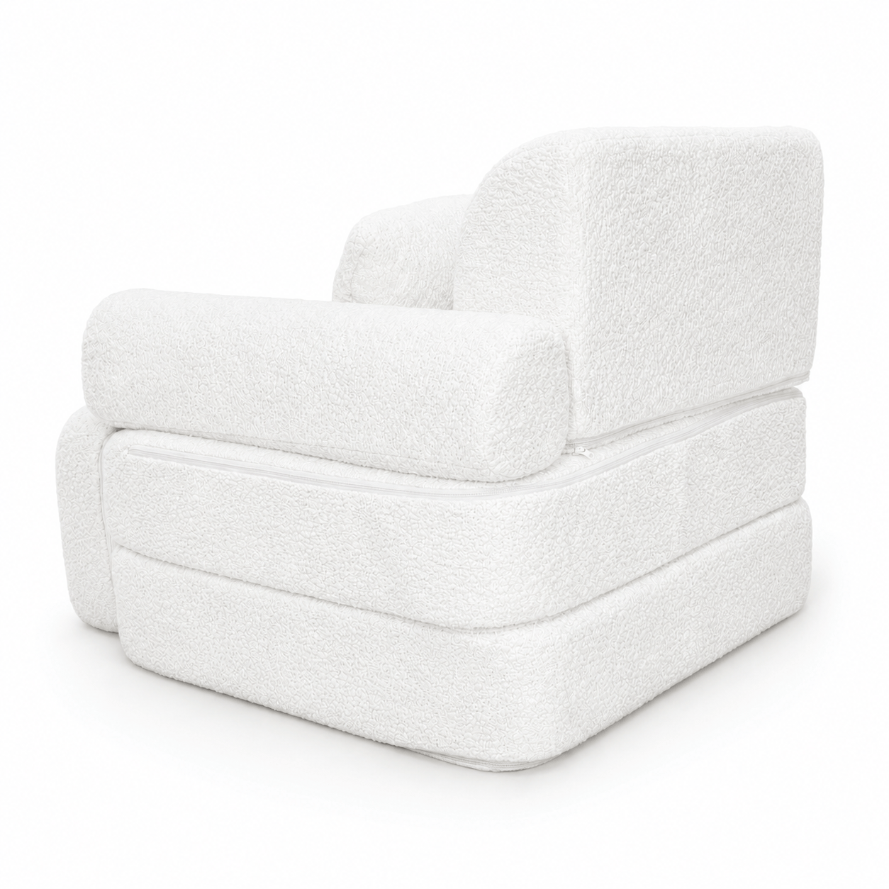 Meowbaby Fotel Modułowy dla Dziecka – 6 Elementów | Boucle | 60cm