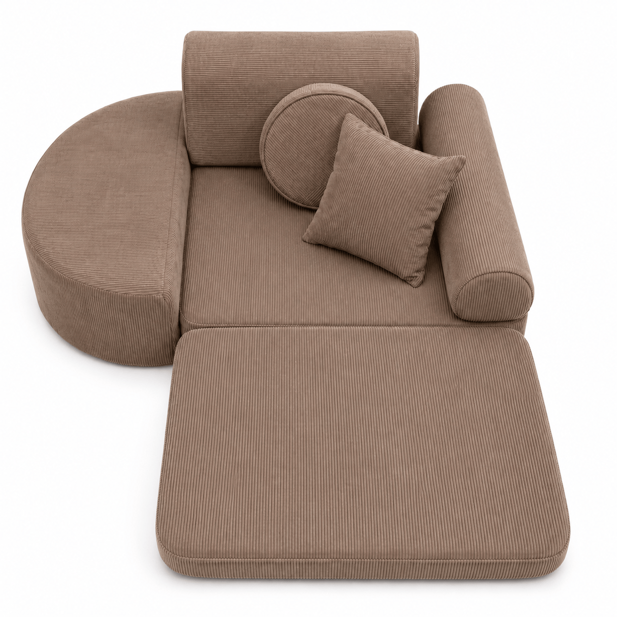 Meowbaby Fotel Modułowy dla Dziecka – 6 Elementów | Slimcord | 60cm