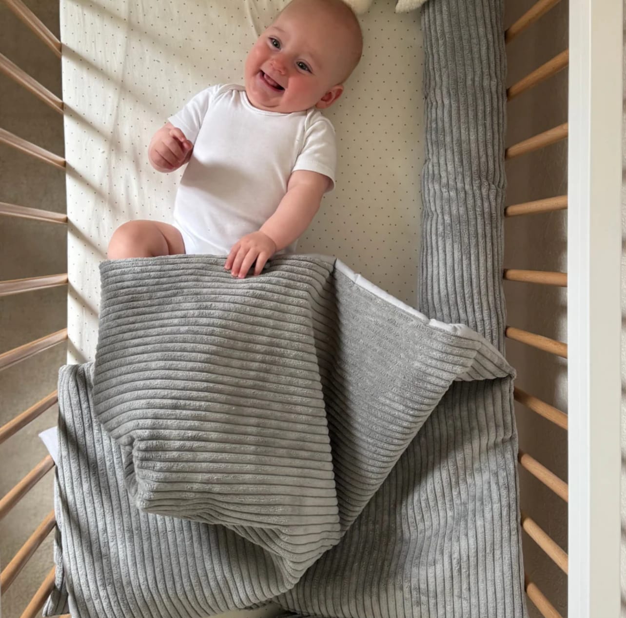 Meowbaby Ochraniacz Wałek dla Dziecka do Łóżeczka – Safe Roll | Aesthetic