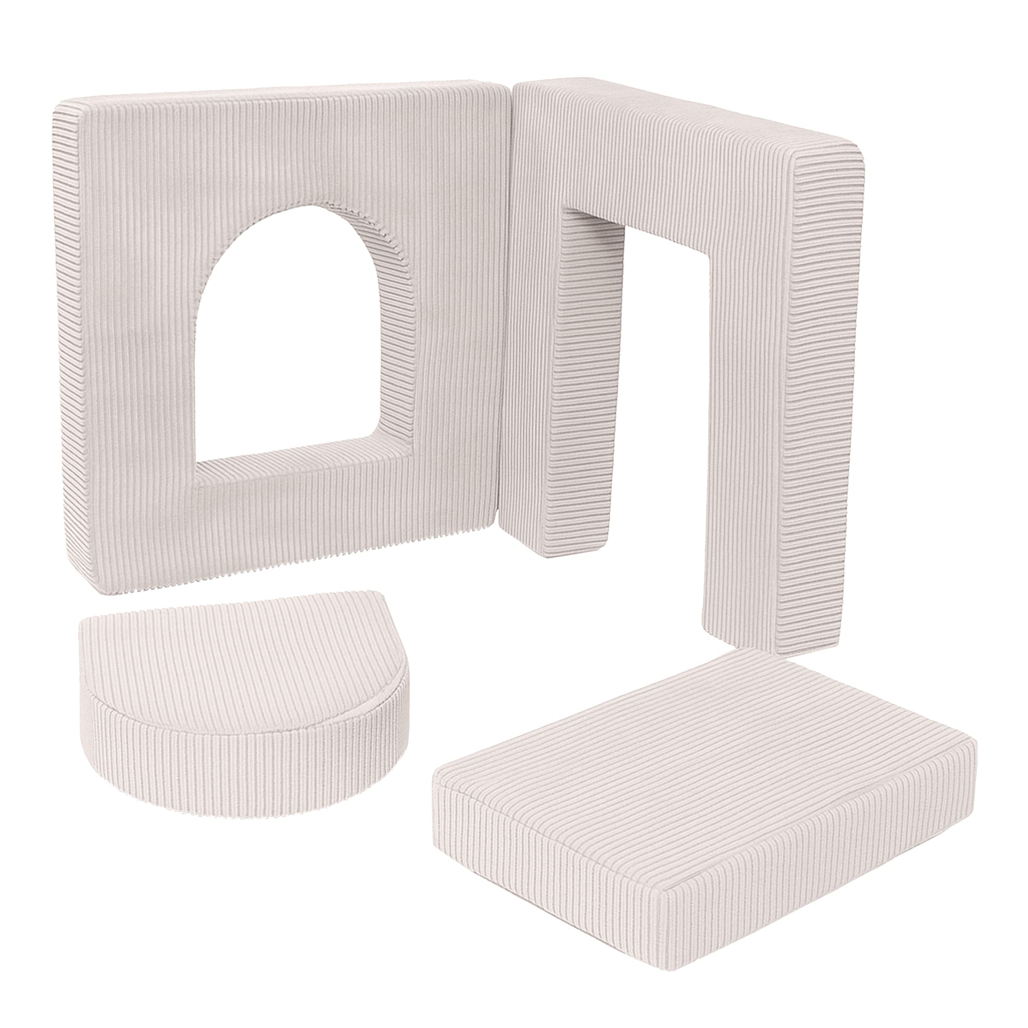 Meowbaby Piankowy Plac Zabaw dla Dzieci Archway | 4 elementów | Aesthetic