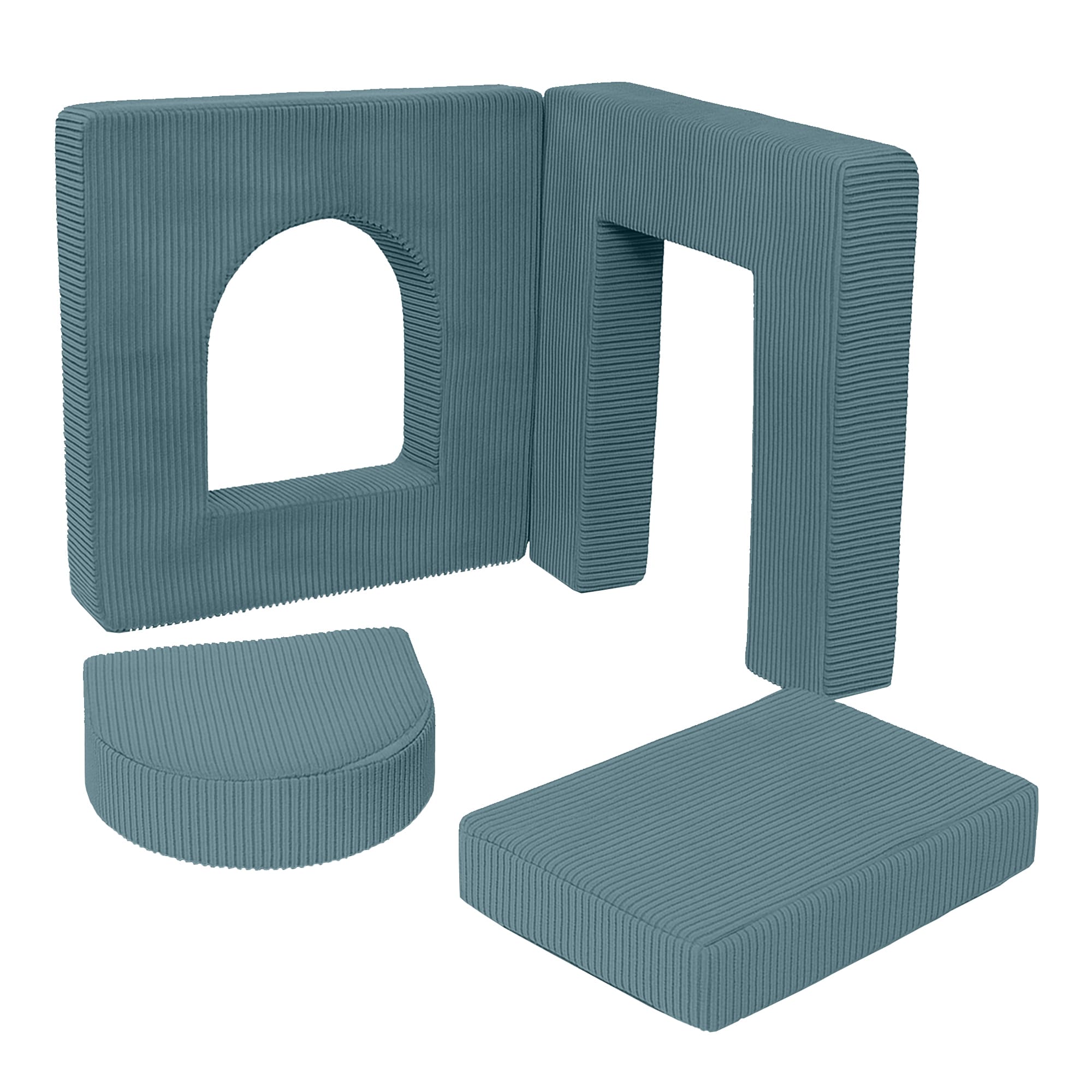 Meowbaby Piankowy Plac Zabaw dla Dzieci Archway | 4 elementów | Aesthetic