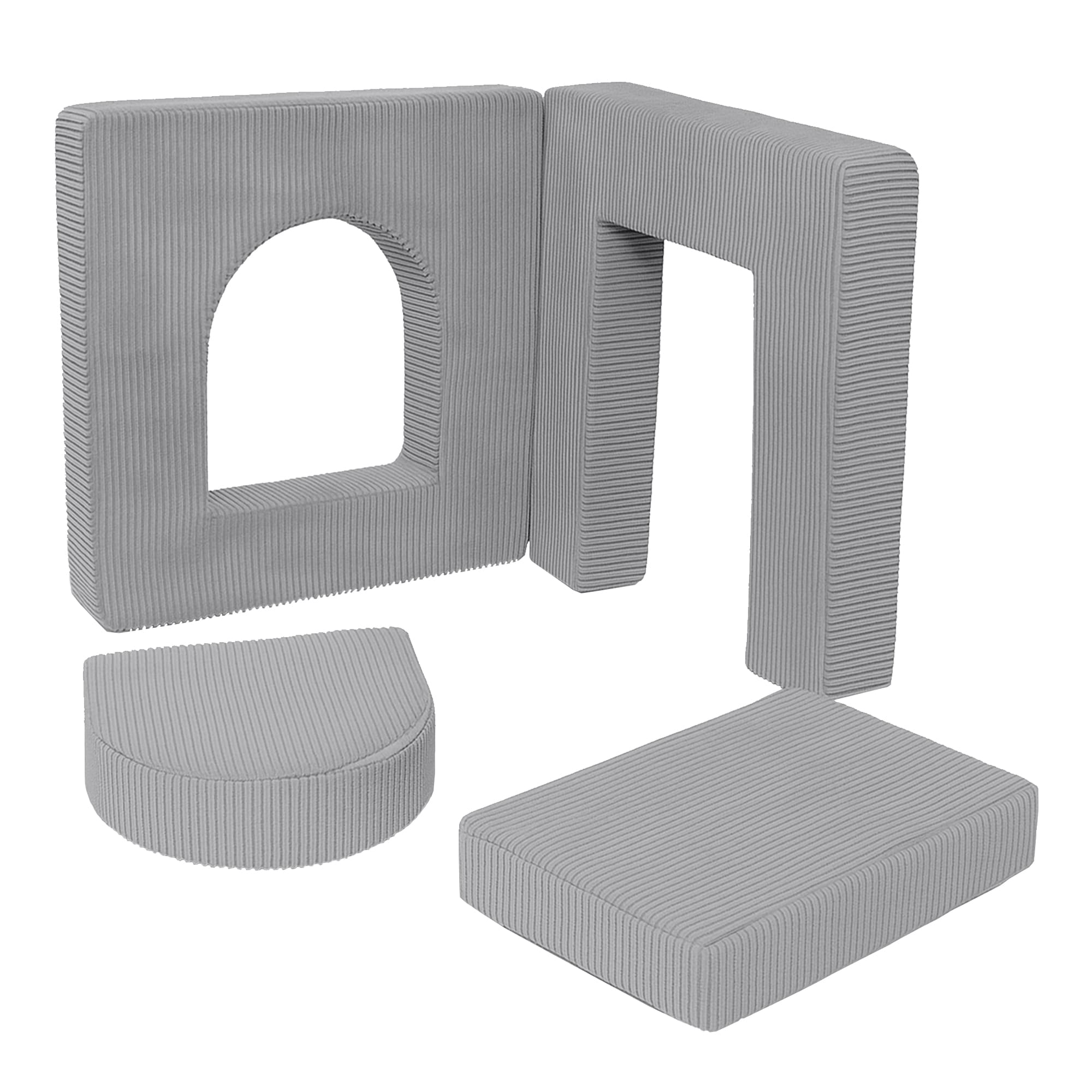 Meowbaby Piankowy Plac Zabaw dla Dzieci Archway | 4 elementów | Aesthetic