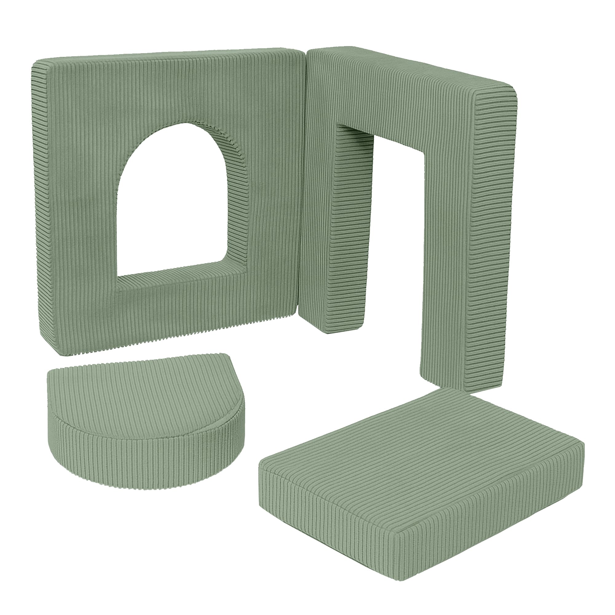 Meowbaby Piankowy Plac Zabaw dla Dzieci Archway | 4 elementów | Aesthetic