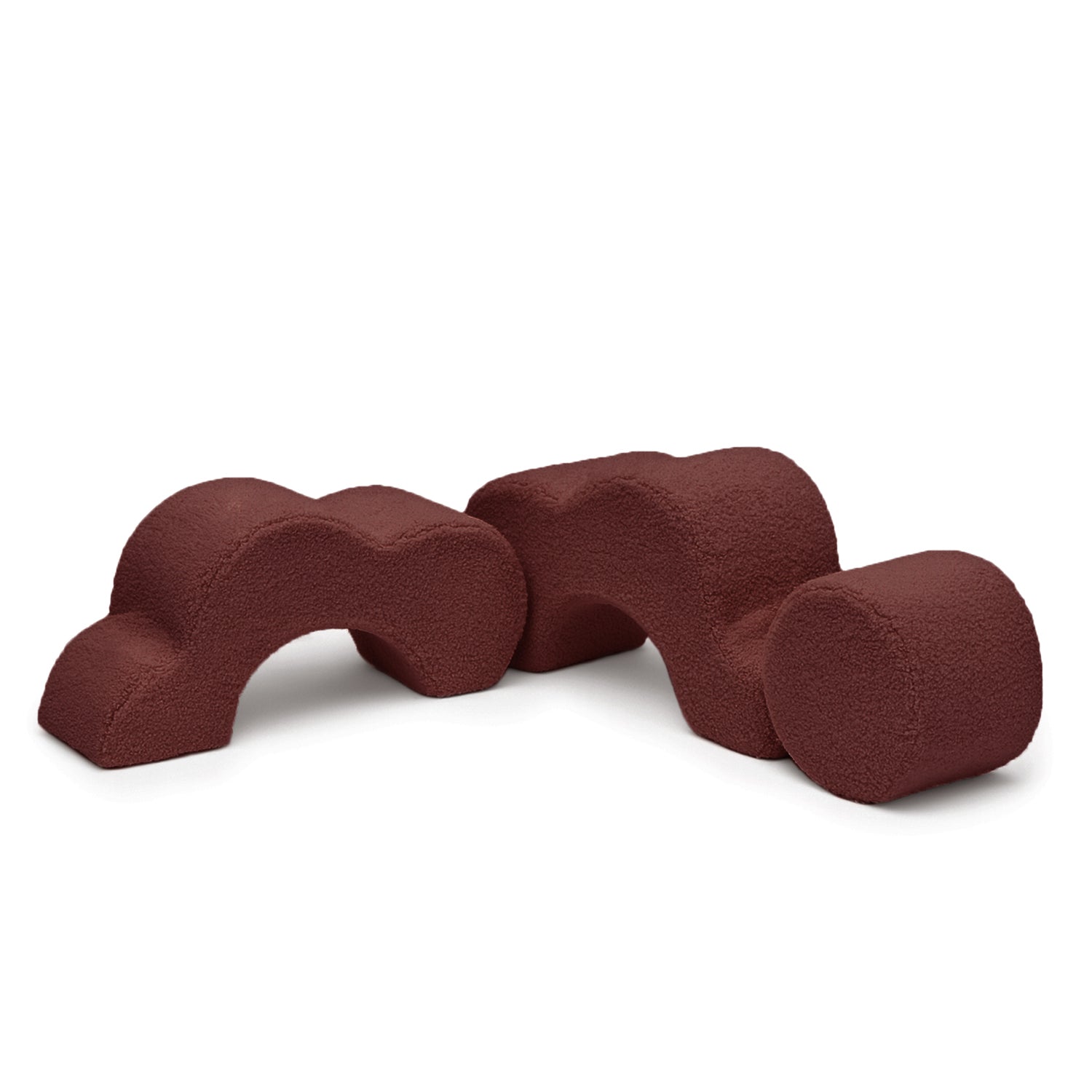 Meowbaby Piankowy Plac Zabaw dla Dzieci | Flower Shape Set | 3 Elementy | Bearly