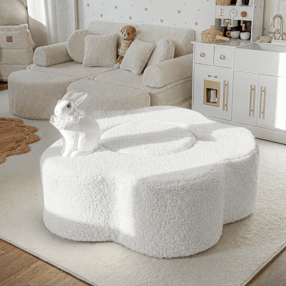 Meowbaby Piankowy Plac Zabaw dla Dzieci | Flower Shape Set | 3 Elementy | Bearly