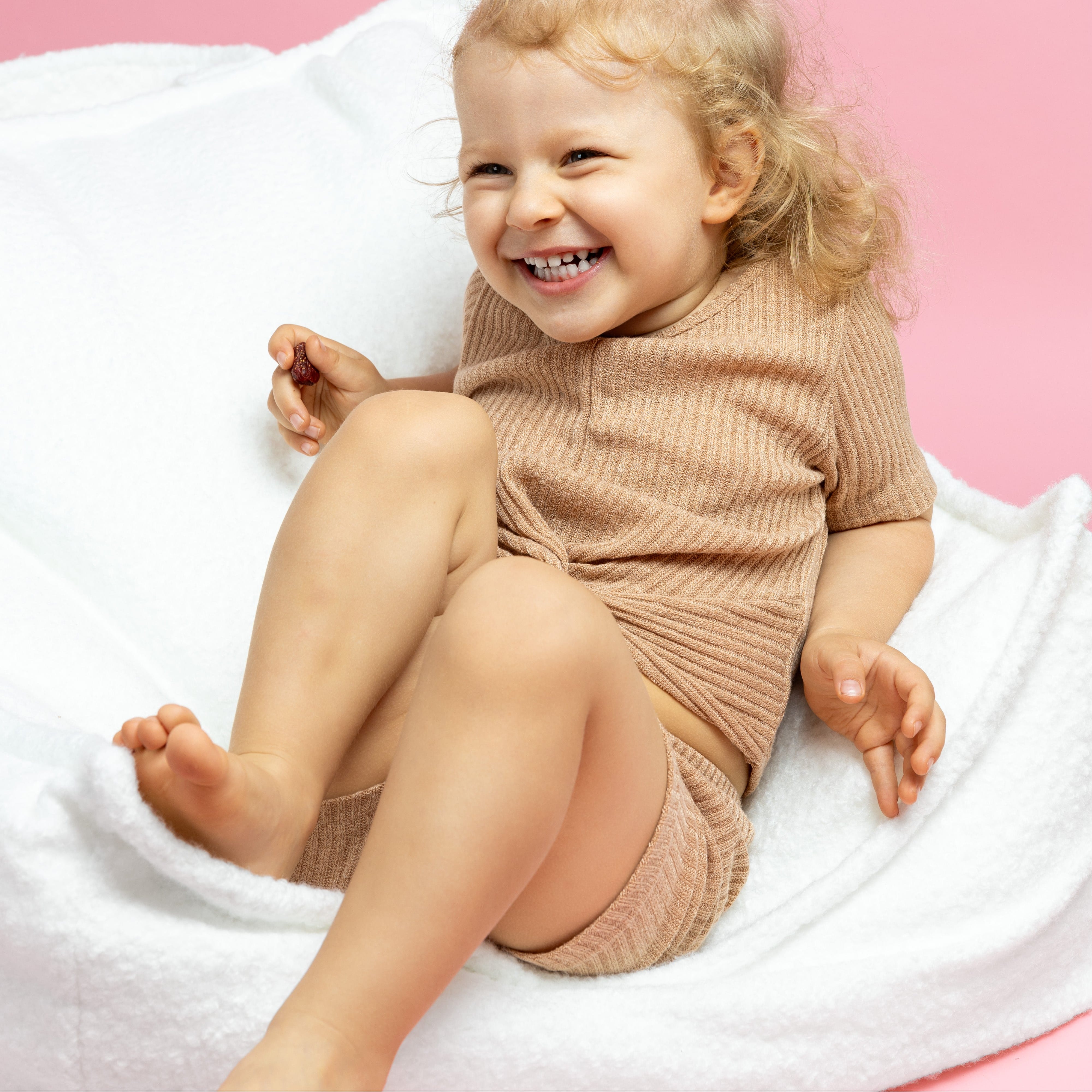 Meowbaby Pufa dla Dziecka - Sako Bag | Boucle