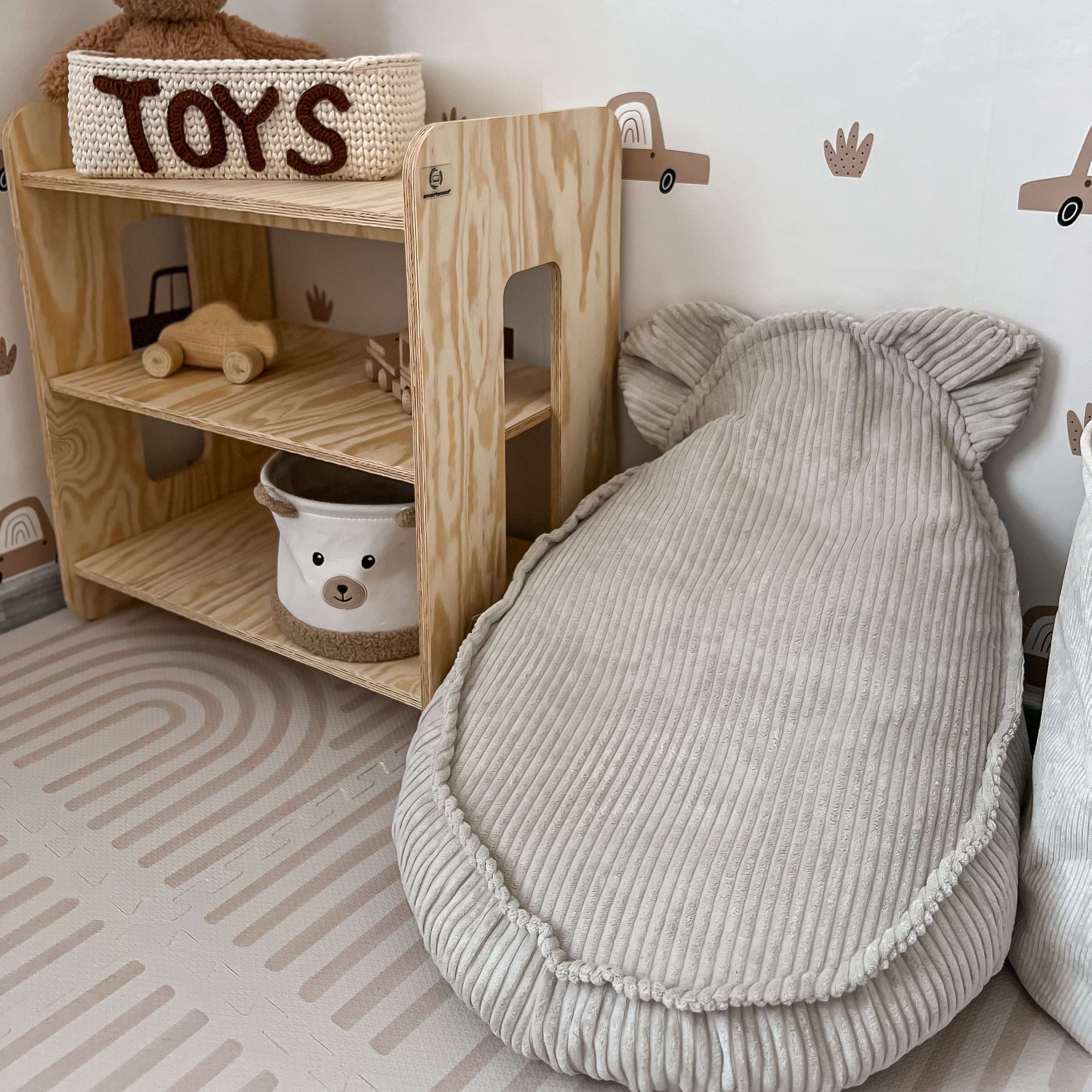 Meowbaby Pufa dla Dziecka - Sako Bag Teddy | Aesthetic