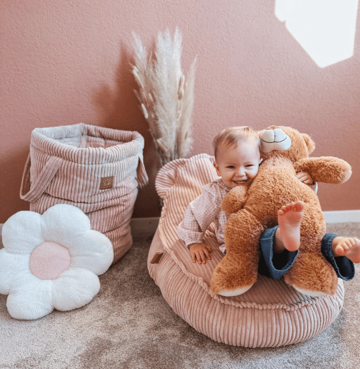 Meowbaby Pufa dla Dziecka - Sako Bag Teddy | Aesthetic