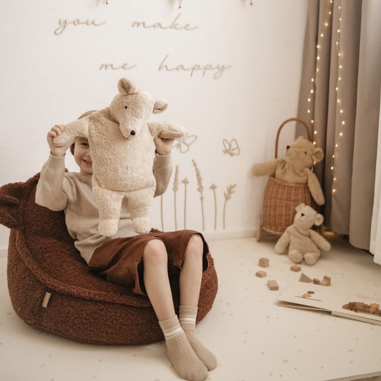 Meowbaby Pufa dla Dziecka - Sako Bag Teddy | Bearly