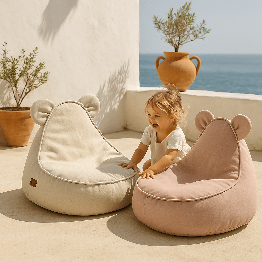 Meowbaby Pufa dla Dziecka – Sako Bag Teddy do Domu i Ogrodu | Outzy